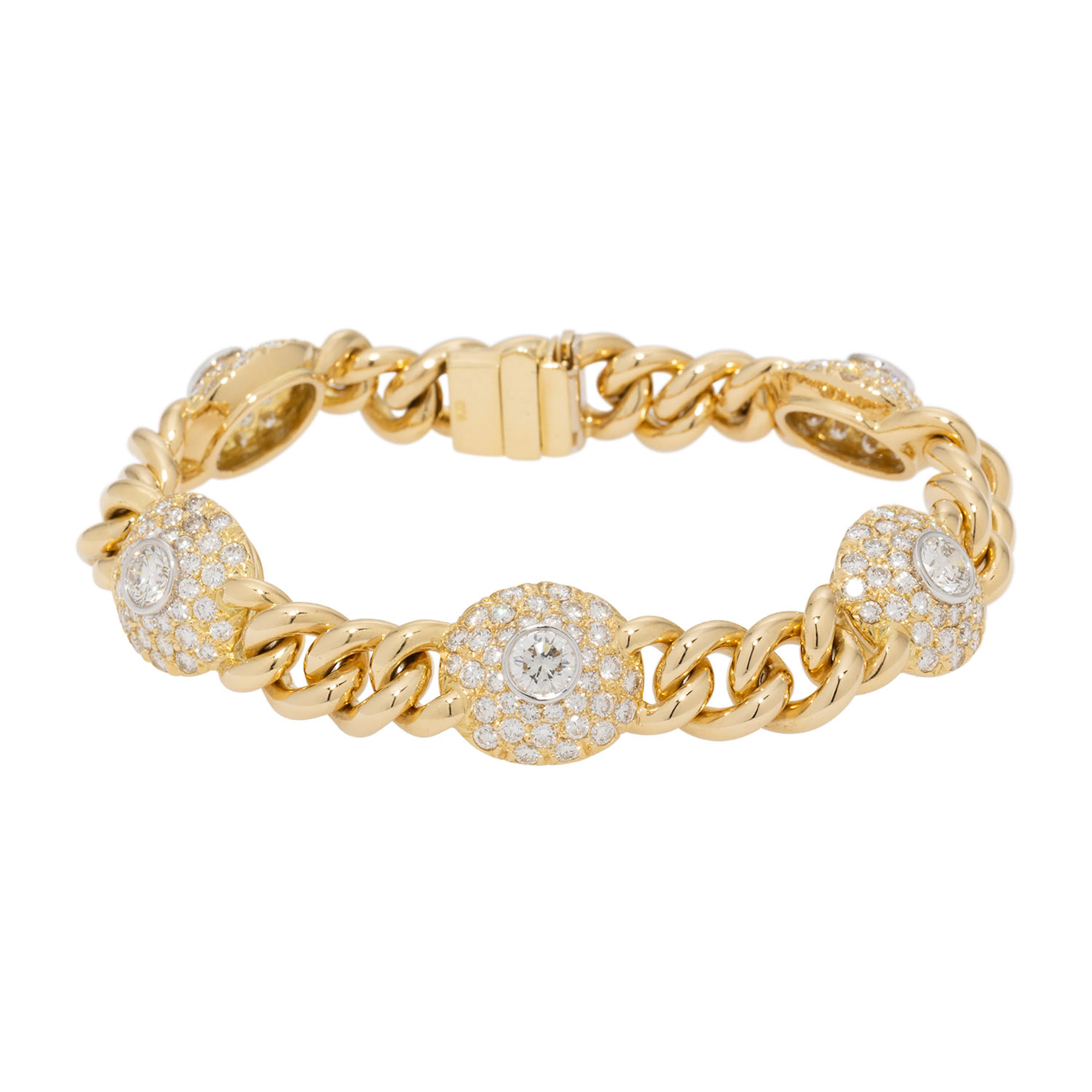 Armband mit Brillanten von zus. ca. 7,5 ct