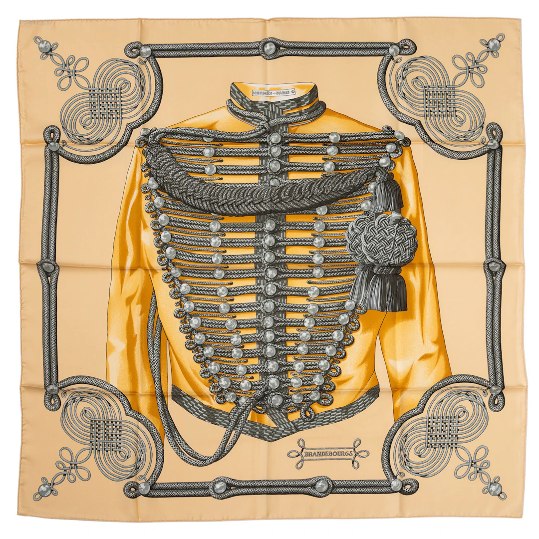 HERMÈS Seidencarré "BRANDEBOURGS".