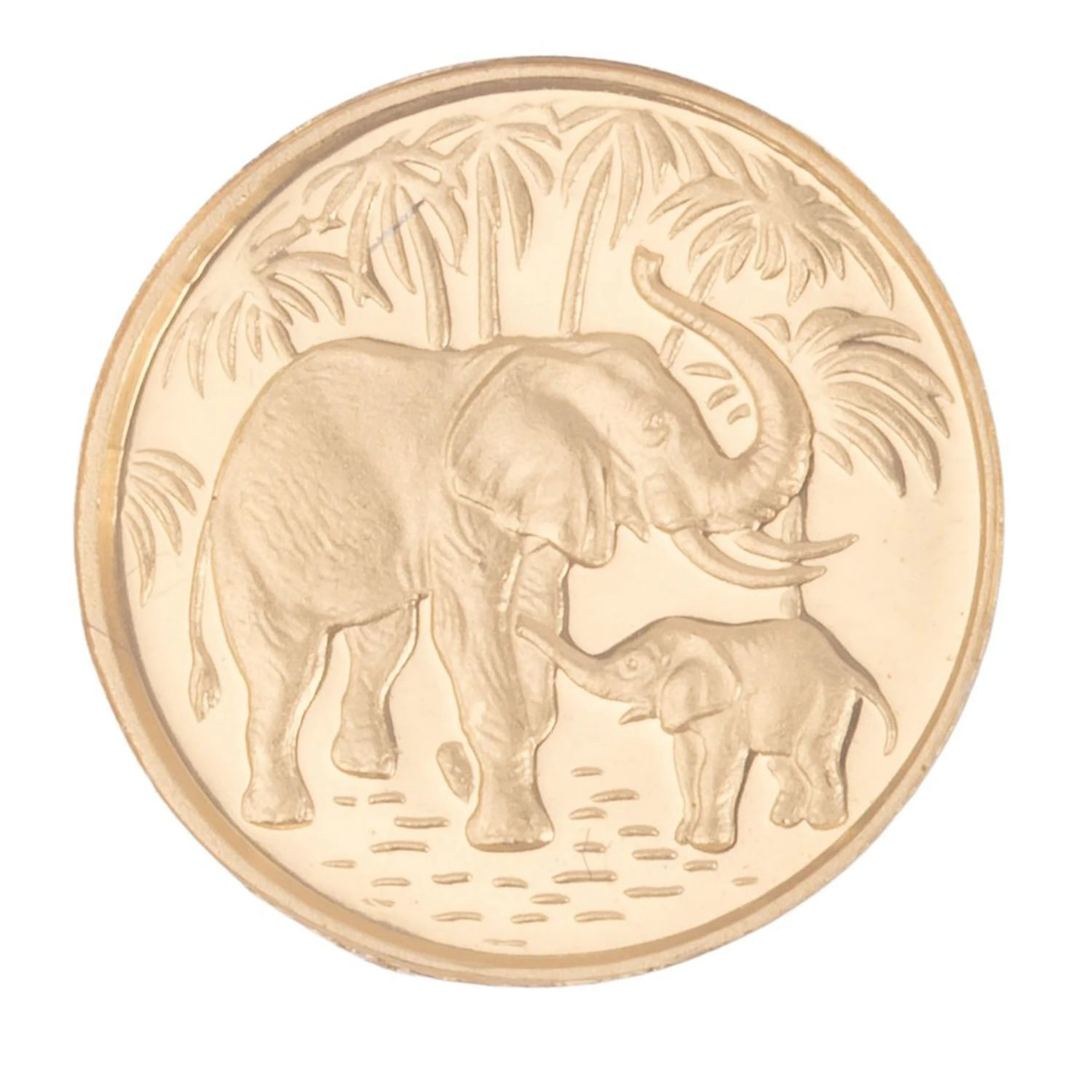 Somalia /GOLD - 20 Shillings 2007 'Elefanten' PP