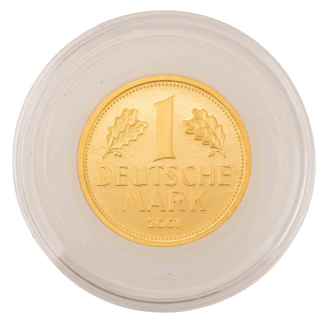 Deutschland /GOLD - 1 Goldmark 2001 F