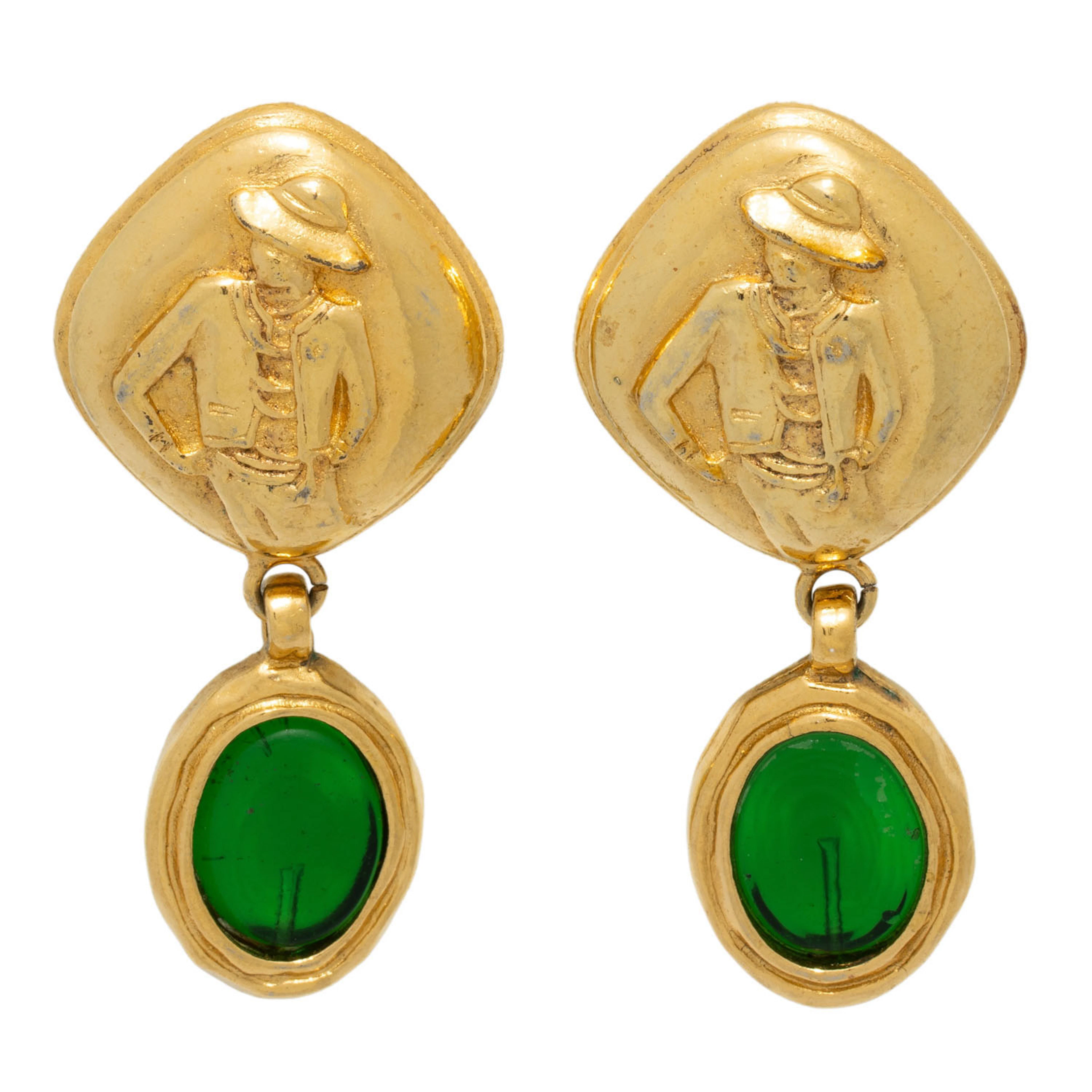 CHANEL VINTAGE Ohrclips, Koll. 1971 - 1980.