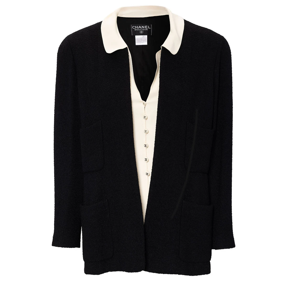 CHANEL BOUTIQUE VINTAGE Jacke, Gr. ca. 38/40, Koll.: P1998.