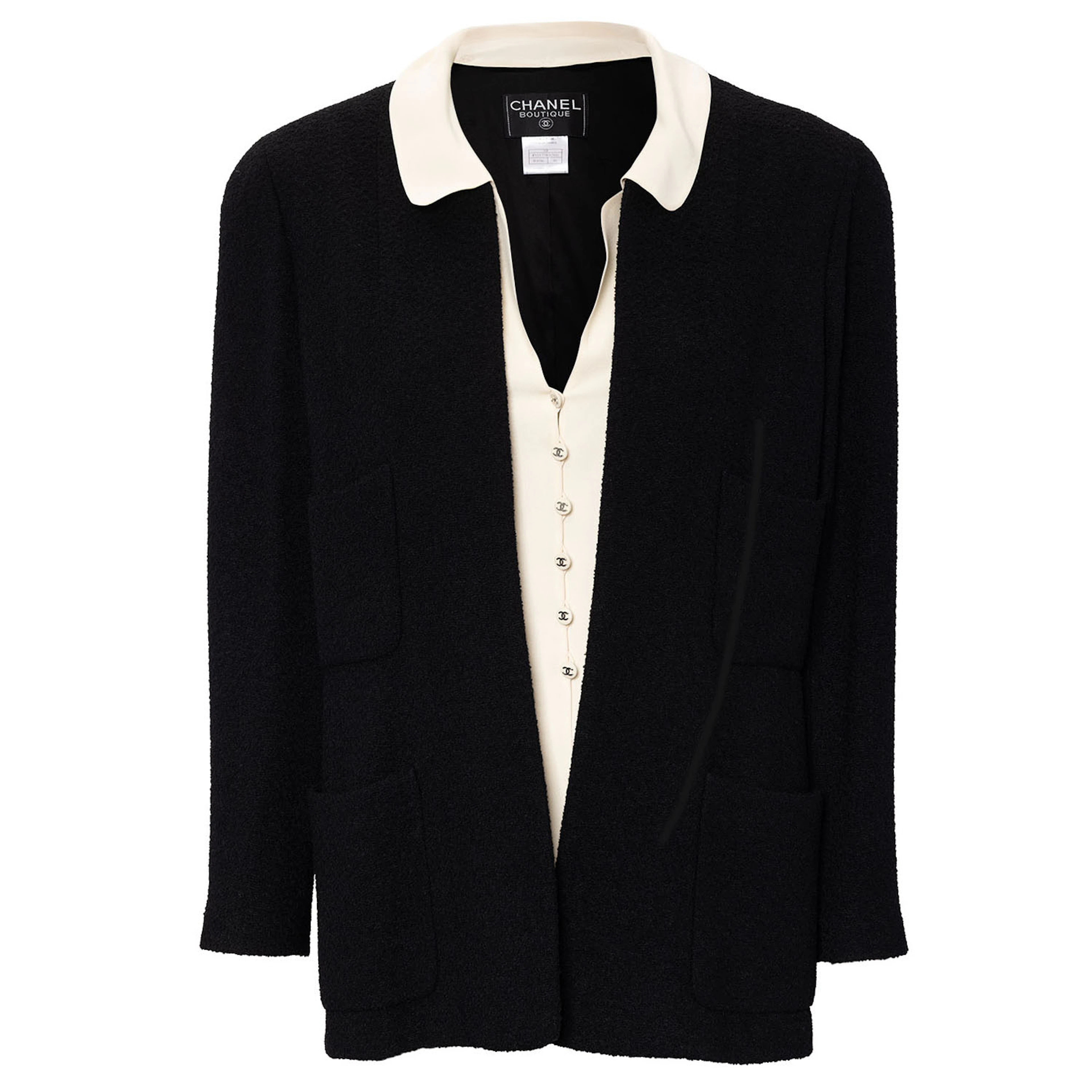 CHANEL BOUTIQUE VINTAGE Jacke, Gr. ca. 38/40, Koll.: P1998.