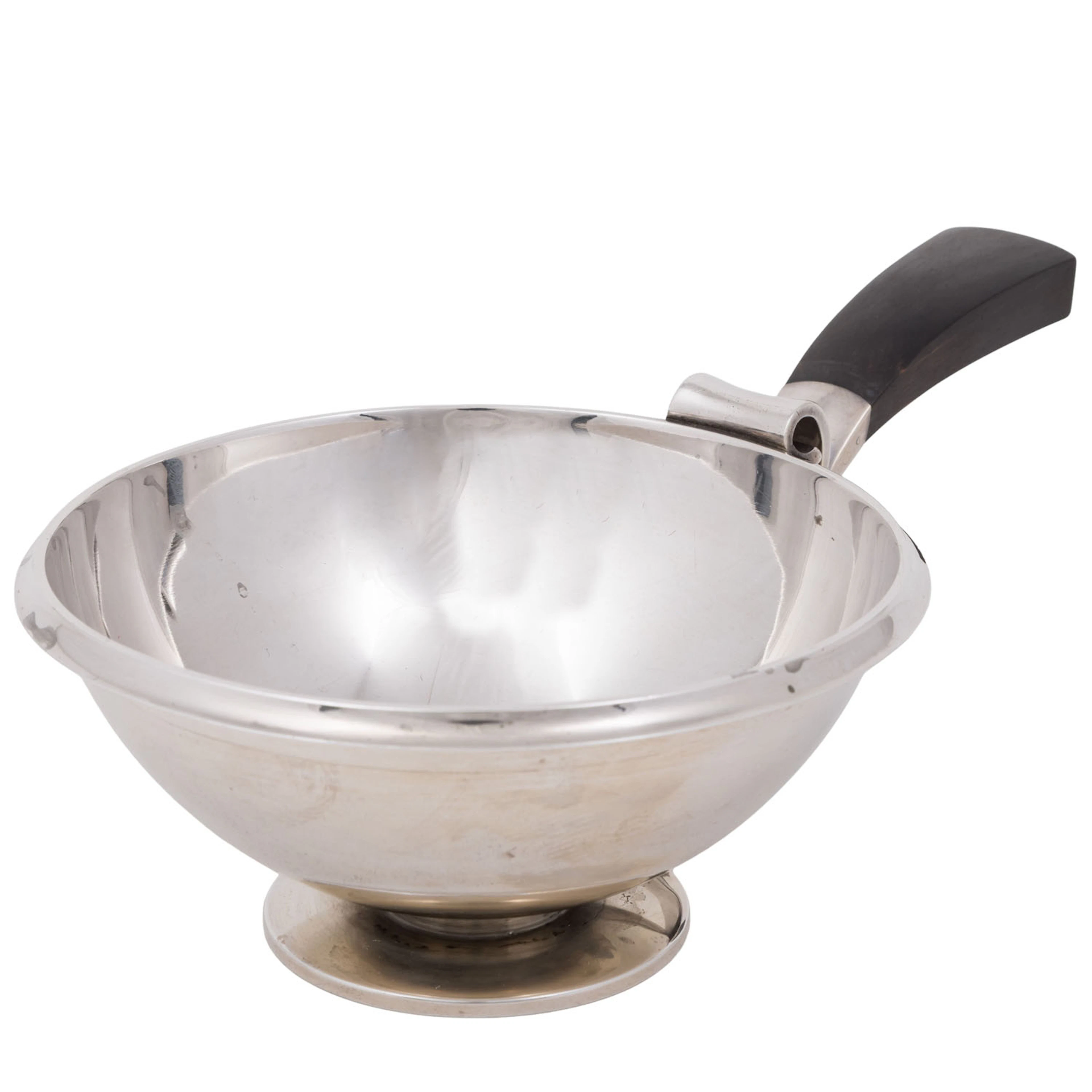 GEORG JENSEN Kasserolle mit Holzgriff, 925 Silber, 1933-1944