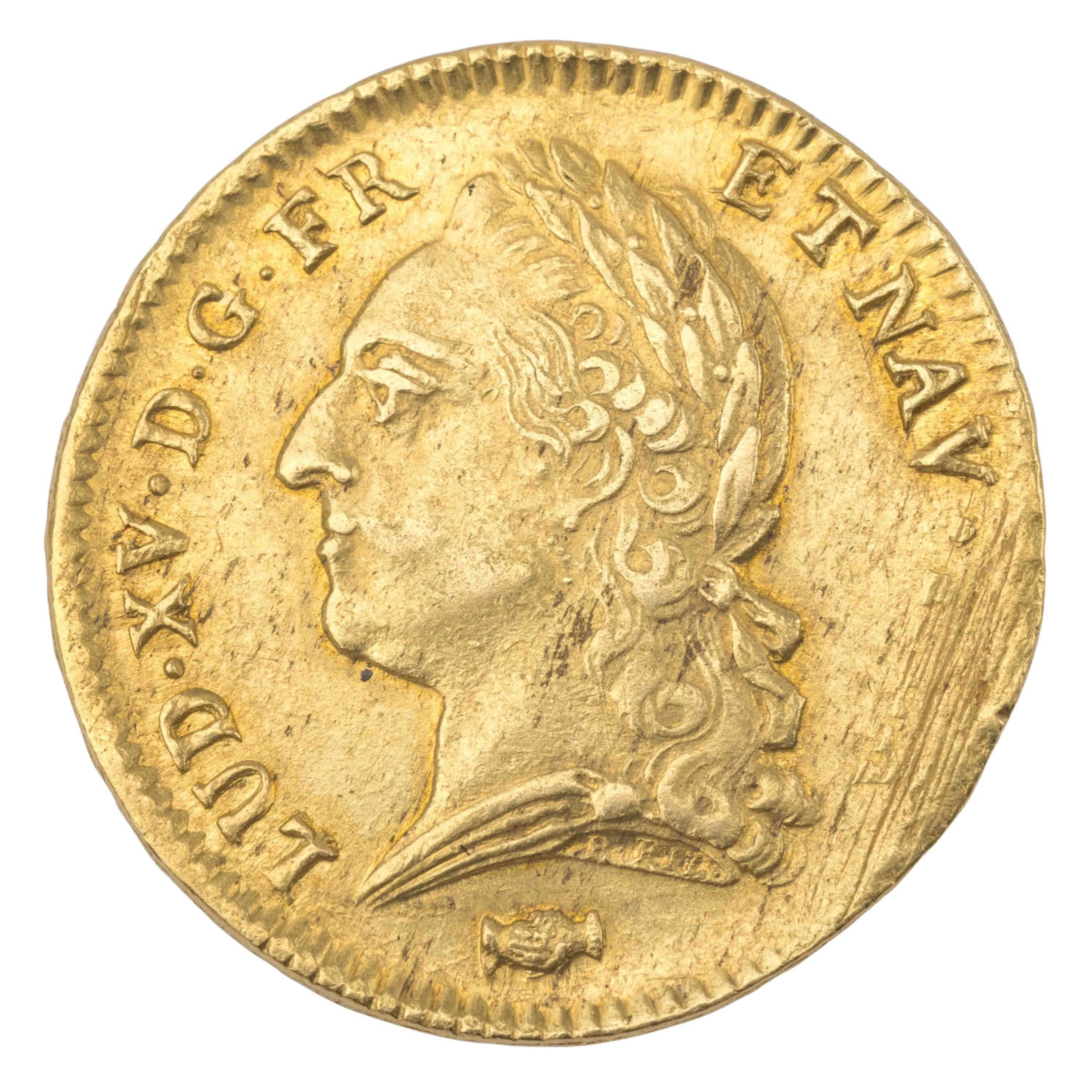 Frankreich/GOLD - Louis XV. Double louis d'or 1775 K (Bordeaux).