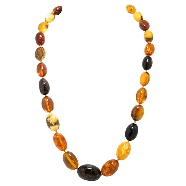Collier aus Bernsteinoliven