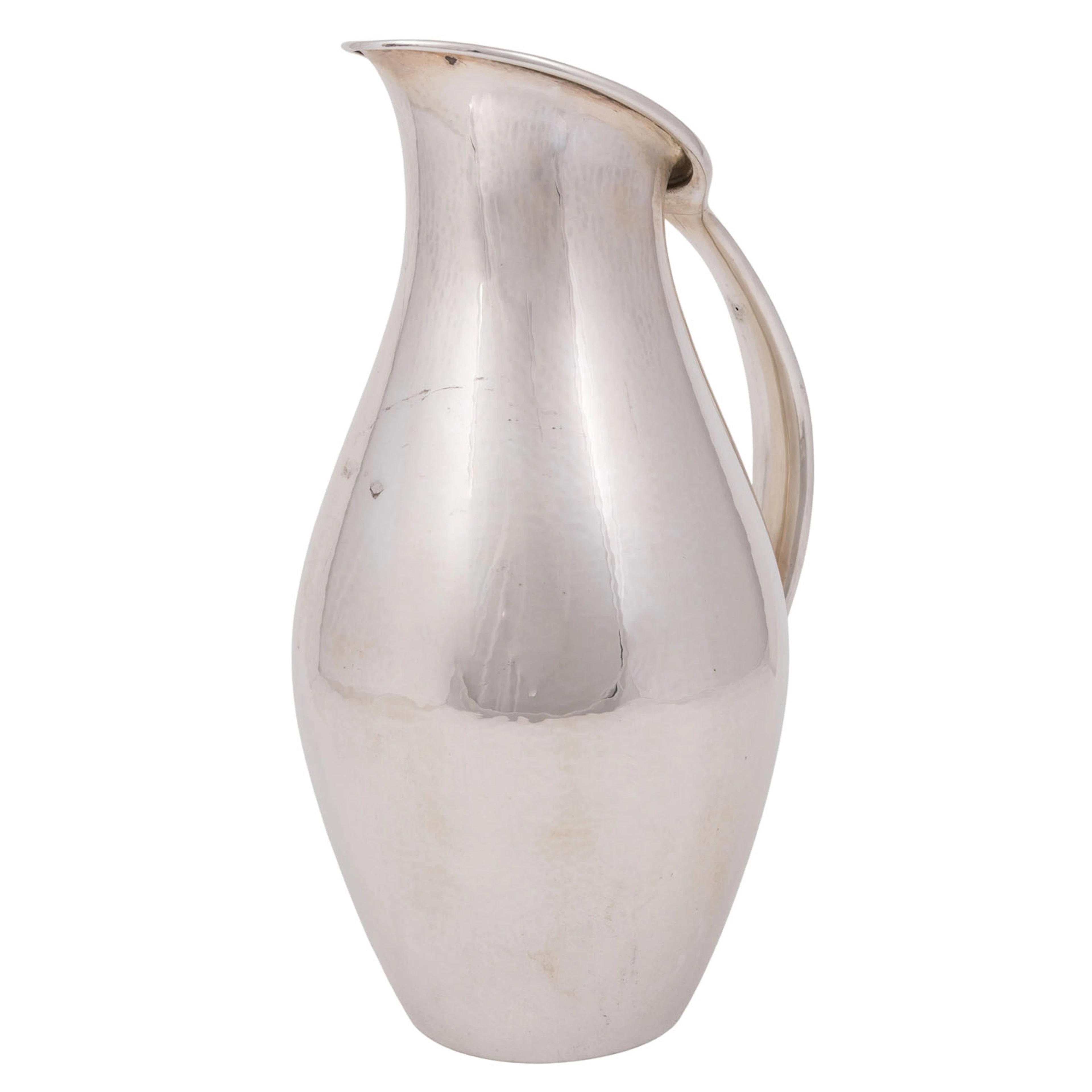 GEORG JENSEN Großer Wasserkrug, 925 Silber, 20. Jh.