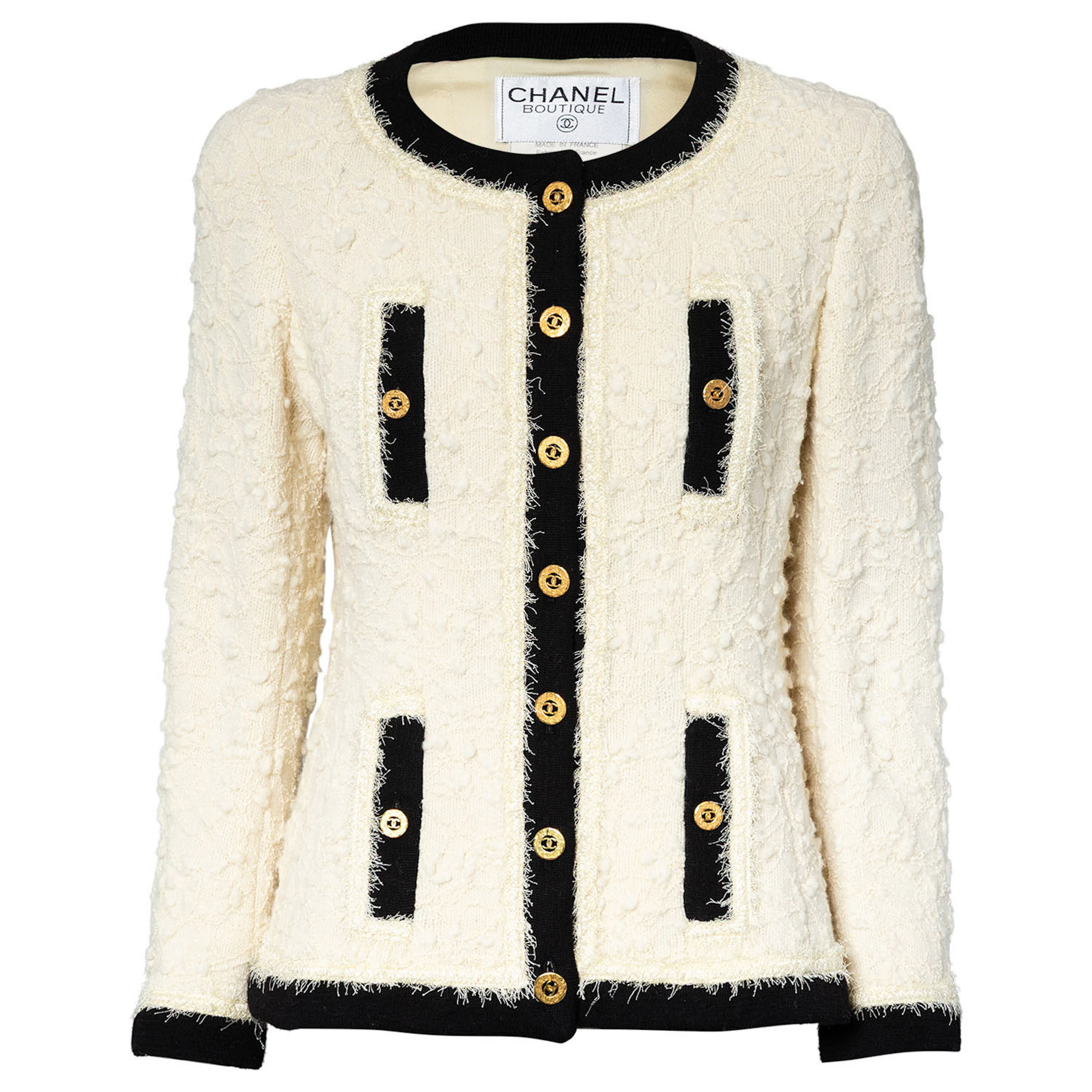 CHANEL BOUTIQUE VINTAGE Kostüm, Gr. ca. 38, Koll.: A 1994.