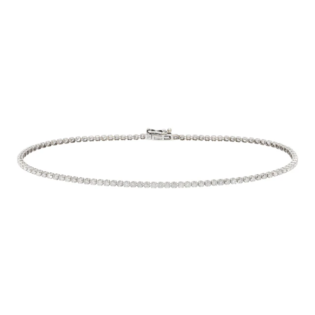 Feines Tennisarmband mit Brillanten