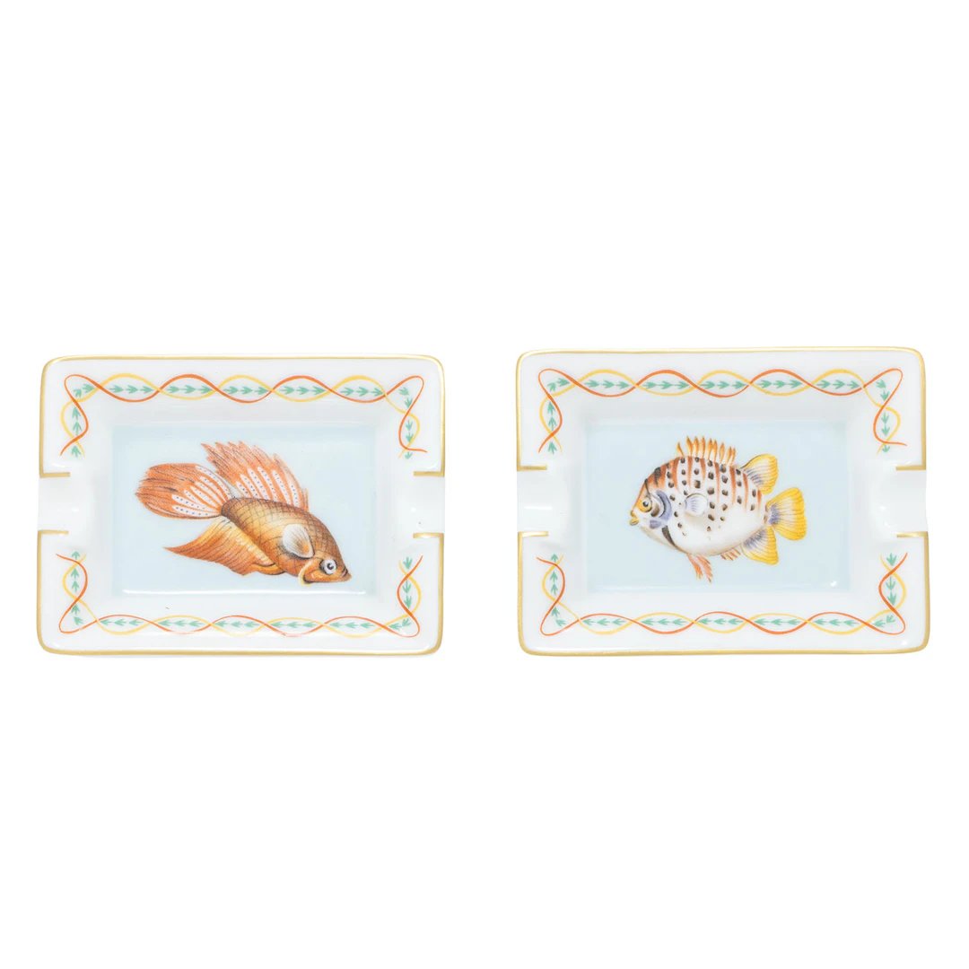 HERMÈS Aschenbecher Set, akt. NP.: 500,-€.