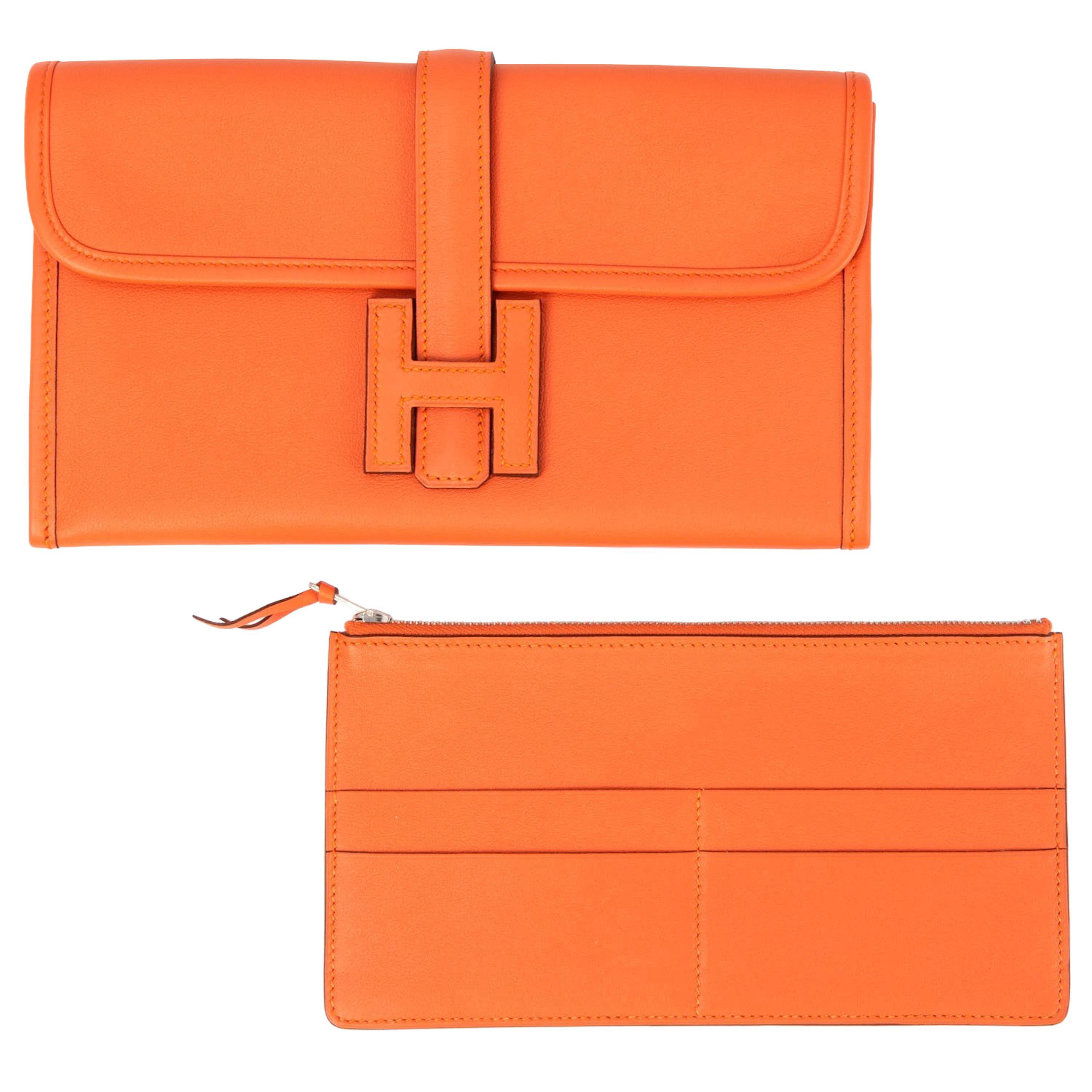 HERMÈS Clutch "JIGE ELAN".