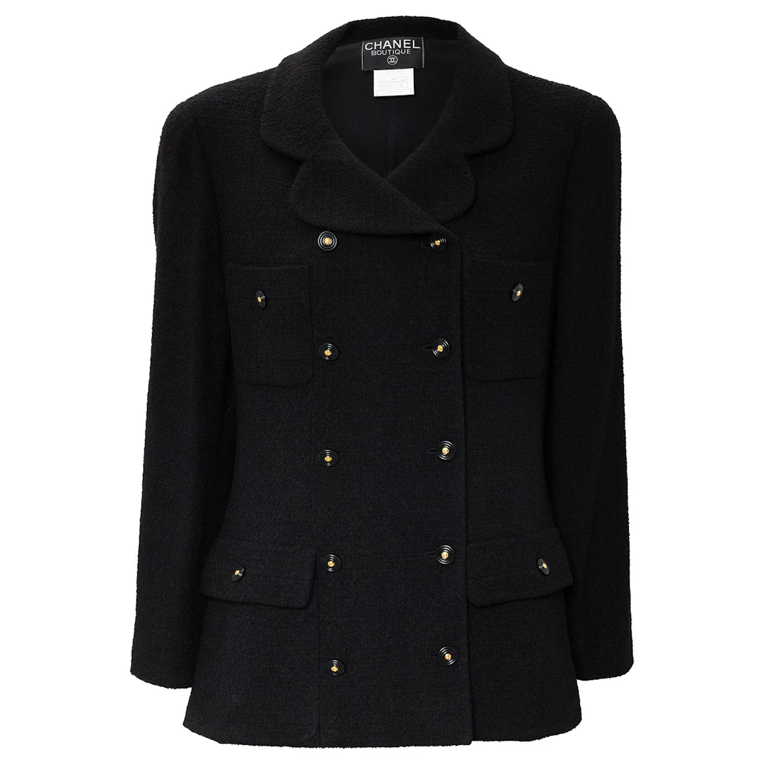 CHANEL BOUTIQUE VINTAGE Jacke, Gr. ca. 38/40, Koll.: A1995.