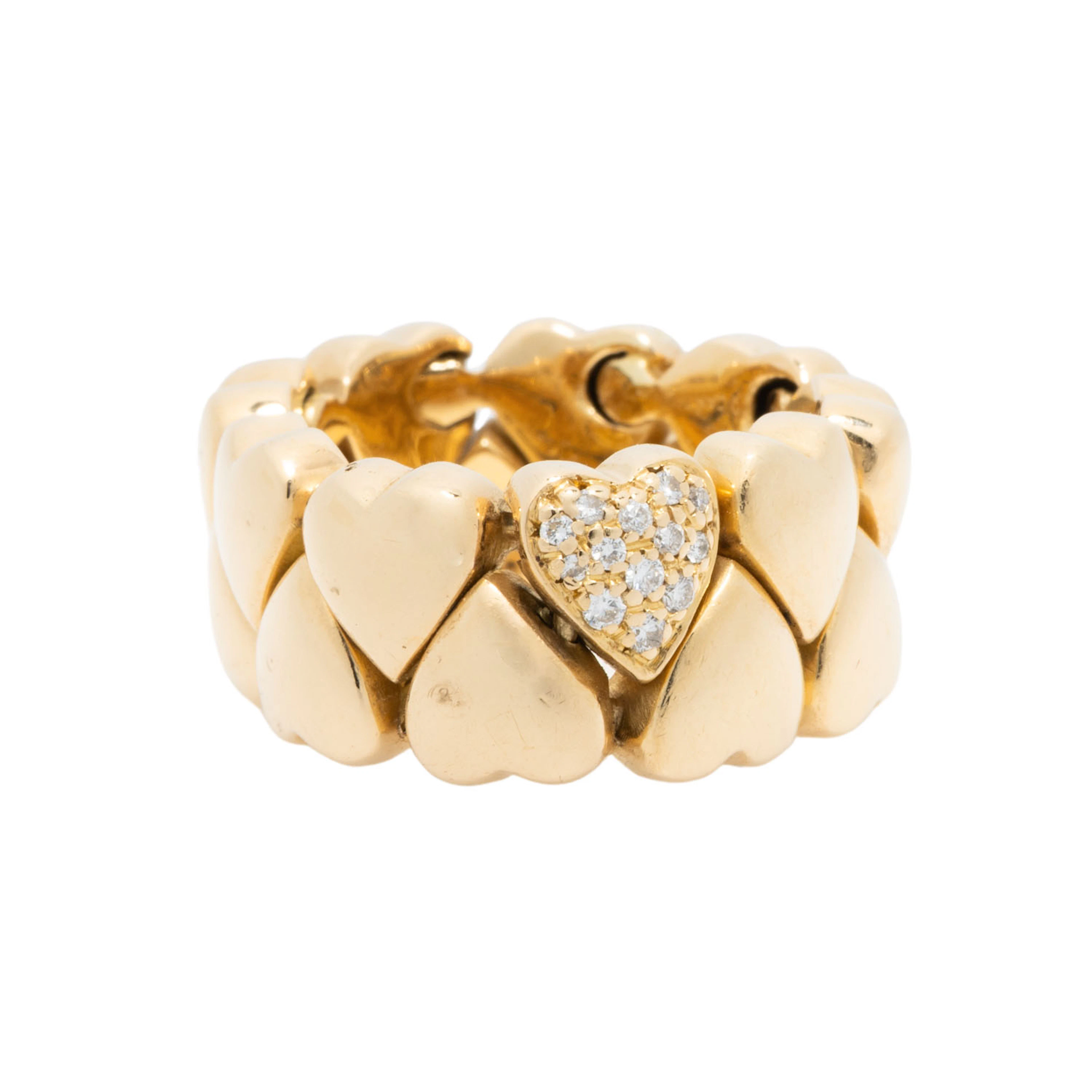 CARTIER Ring "Double Heart" mit Brillanten