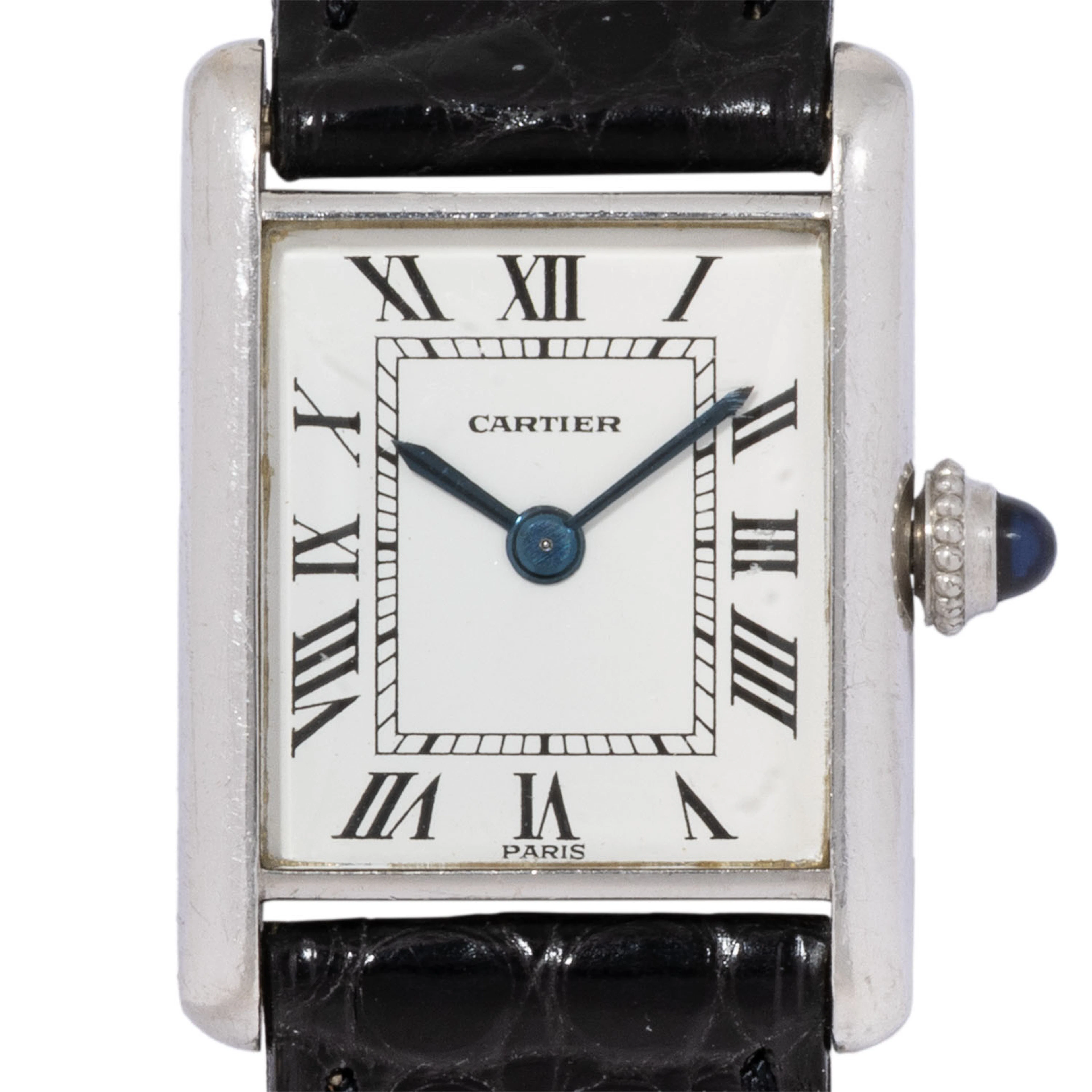 CARTIER sehr seltene Vintage Tank Louis Mini "Jaeger" Damenuhr. Ca.