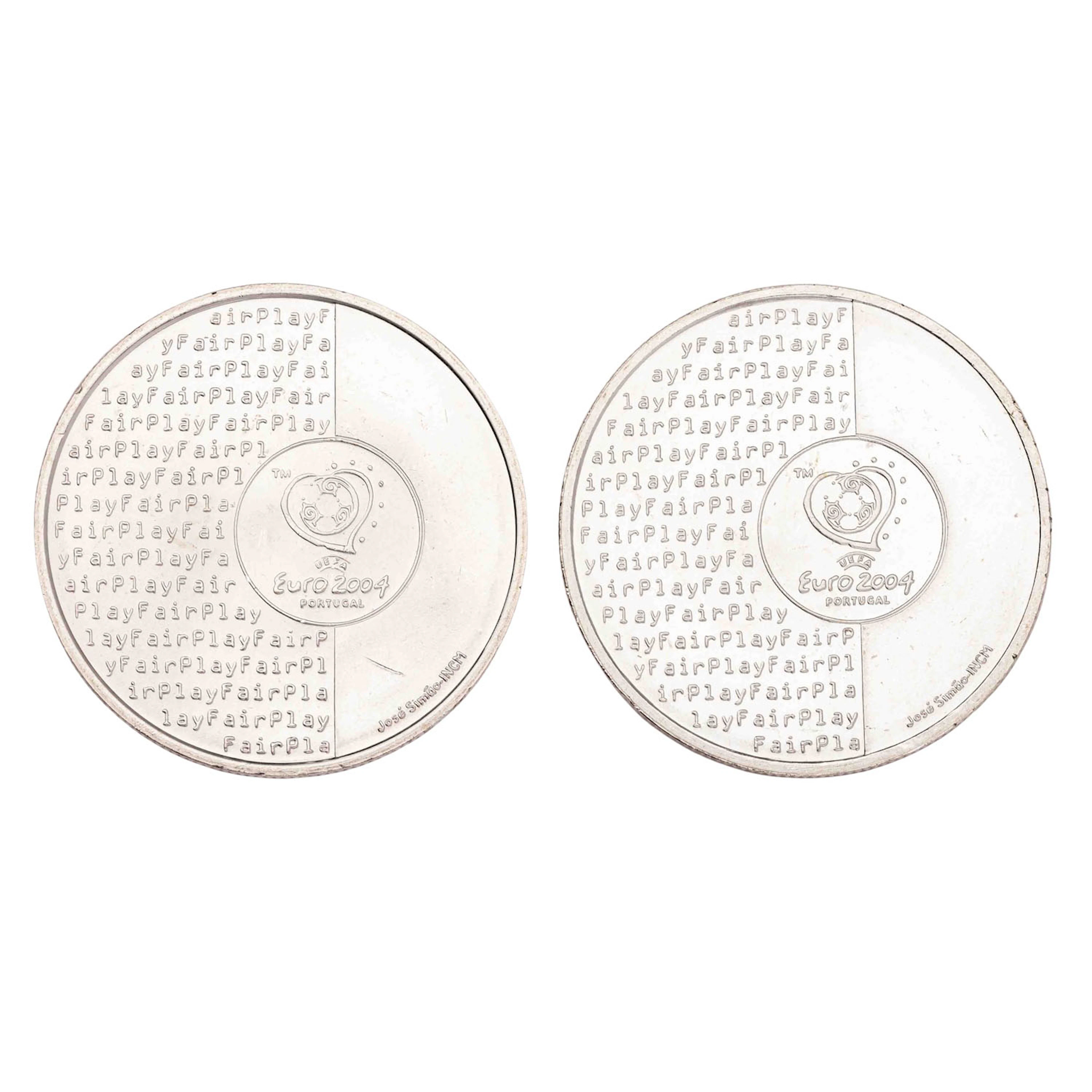 Portugal / SILBER – 2 × 8 Euro UEFA EURO 2004