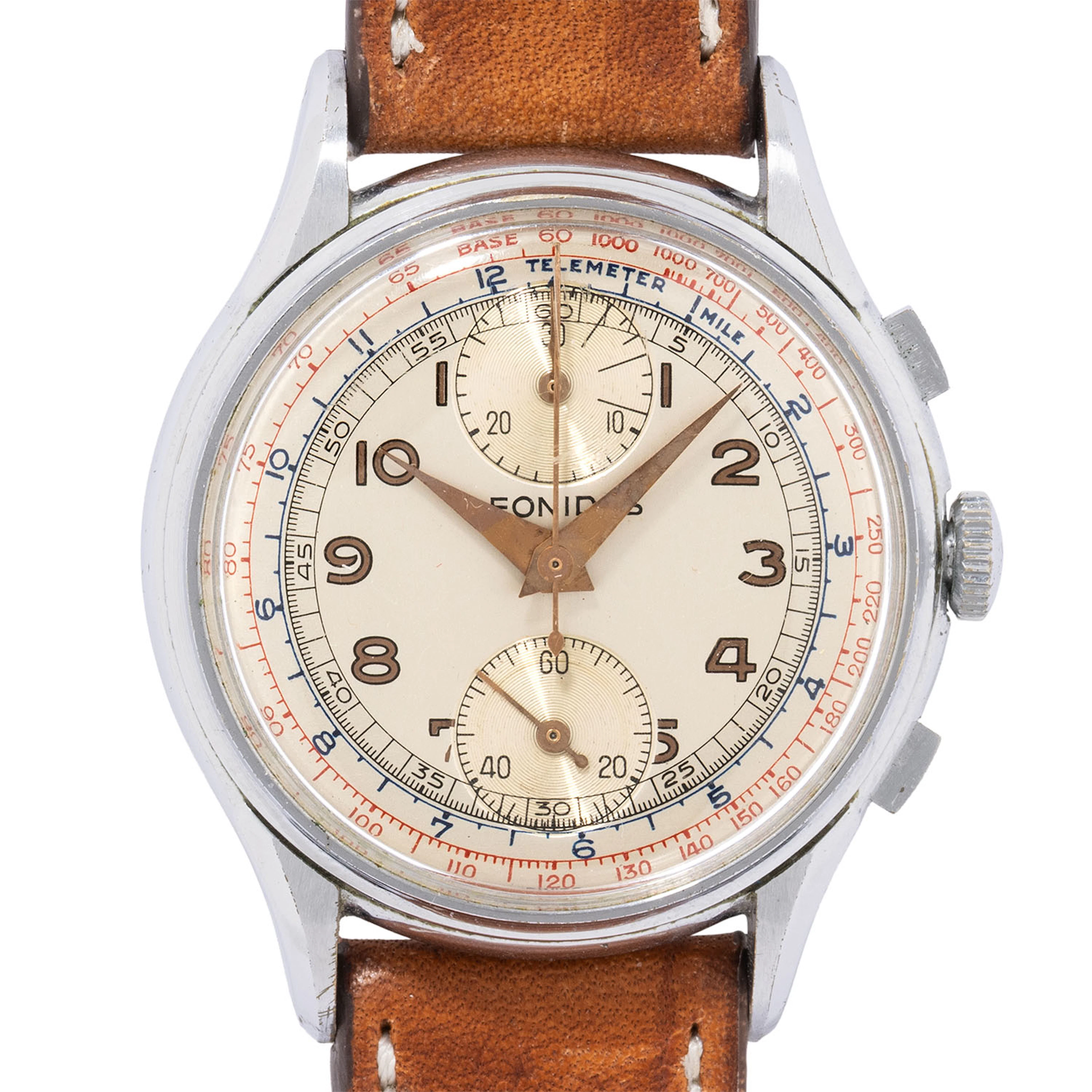LEONIDAS Vintage Multiscale-Chronograph, ca. 40er Jahre.