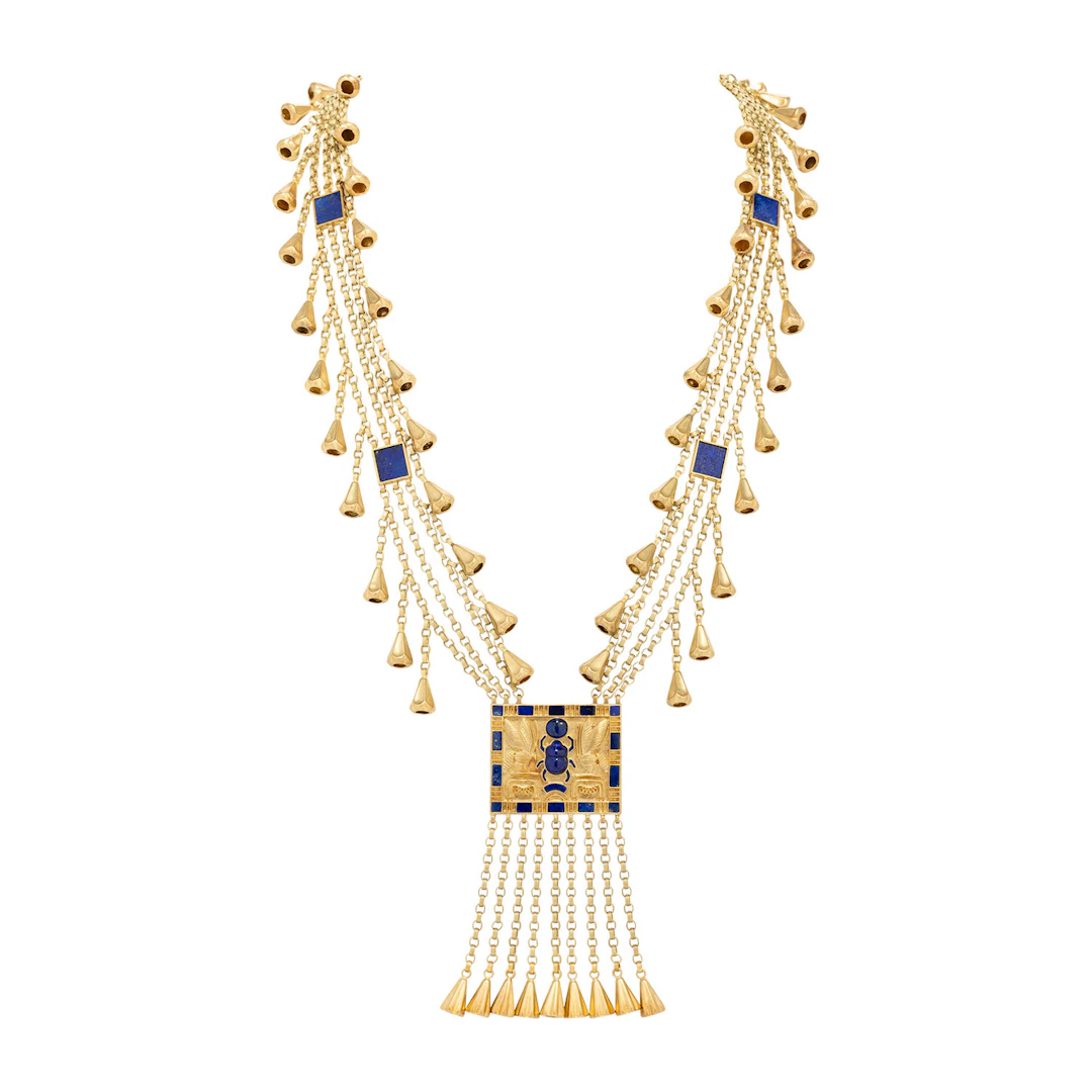 FRANKLIN MINT "Goldcollier von Pharaoh Pinedjem I"