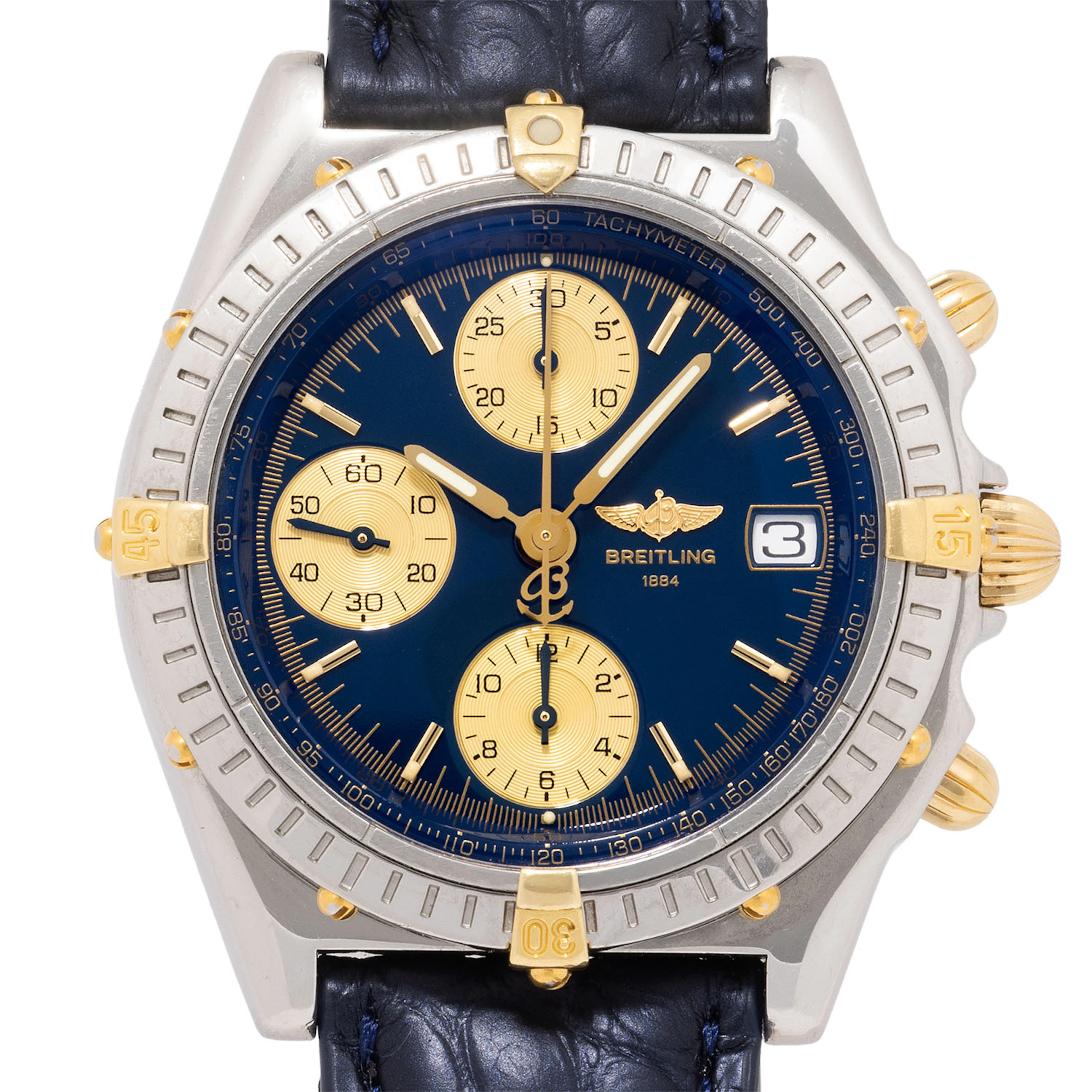 BREITLING Chronomat Herren-Chronograph Ref. B13050 mit Papieren von 1996.