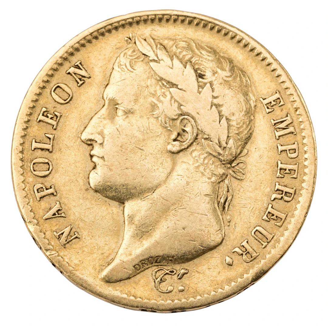 Frankreich/GOLD - Napoléon I. 40 Francs 1810 W (Lille).
