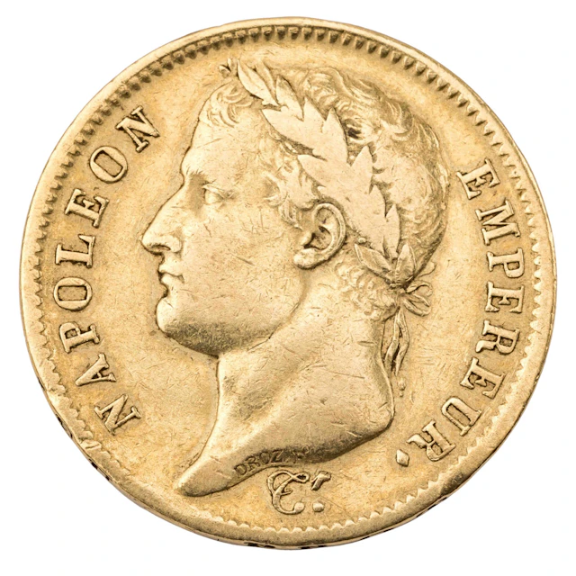 Frankreich/GOLD - Napoléon I. 40 Francs 1810 W (Lille).