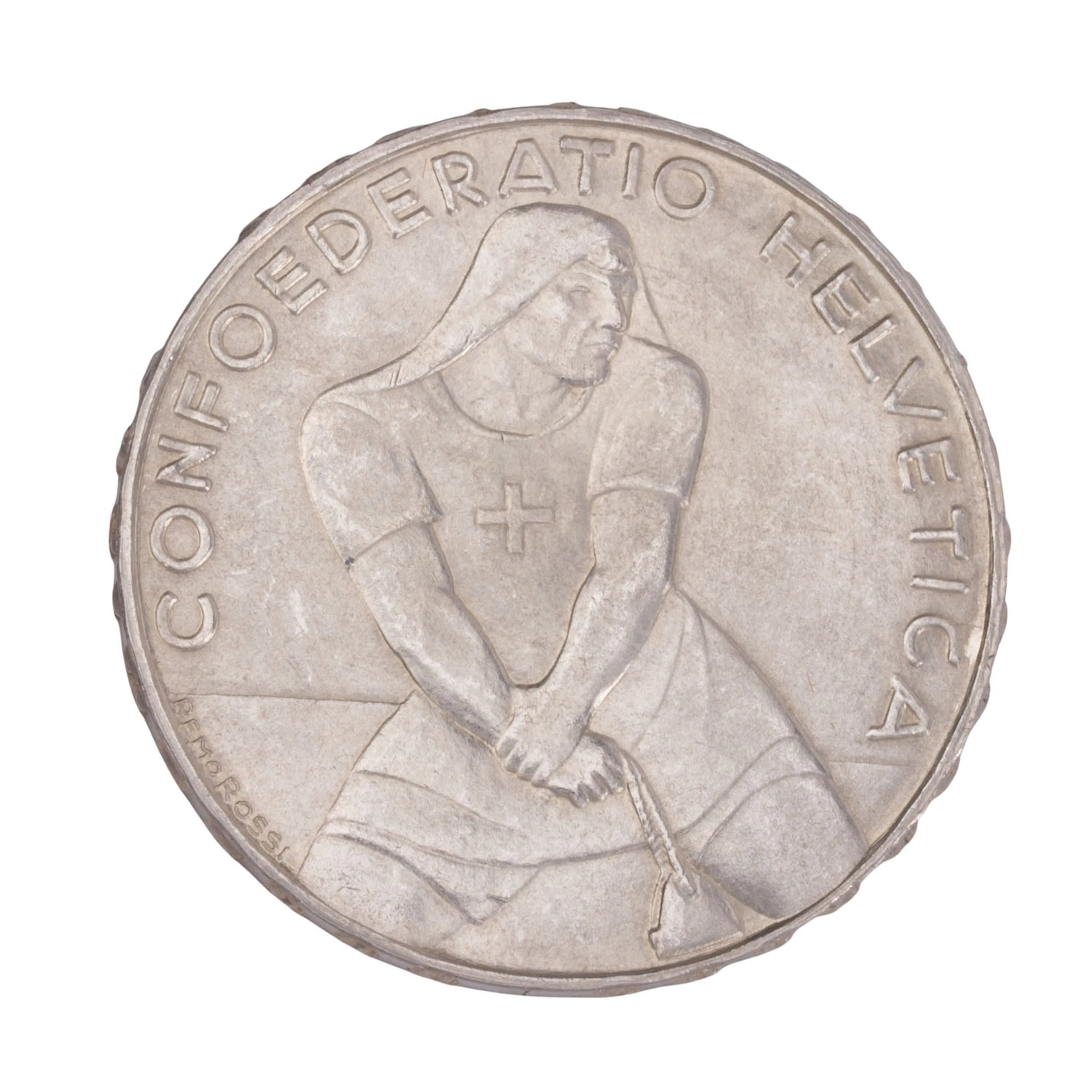 Schweiz/SILBER 5 Franken 1939/B "Laupentaler"