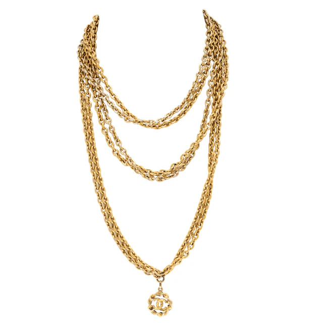 CHANEL VINTAGE Halskette.