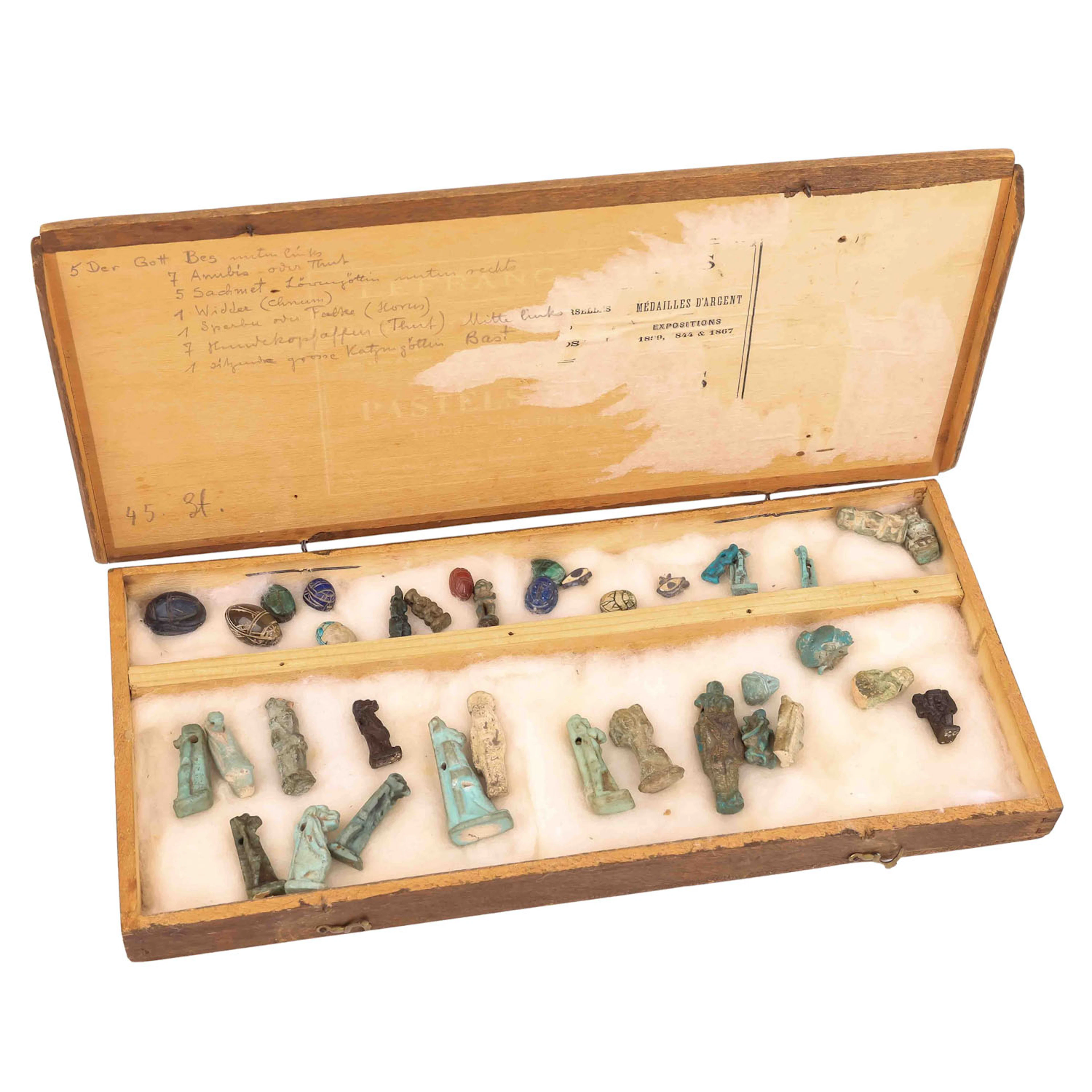 Sammlung von 37 Kleinstobjekten. ÄGYPTEN, verschiedene Epochen