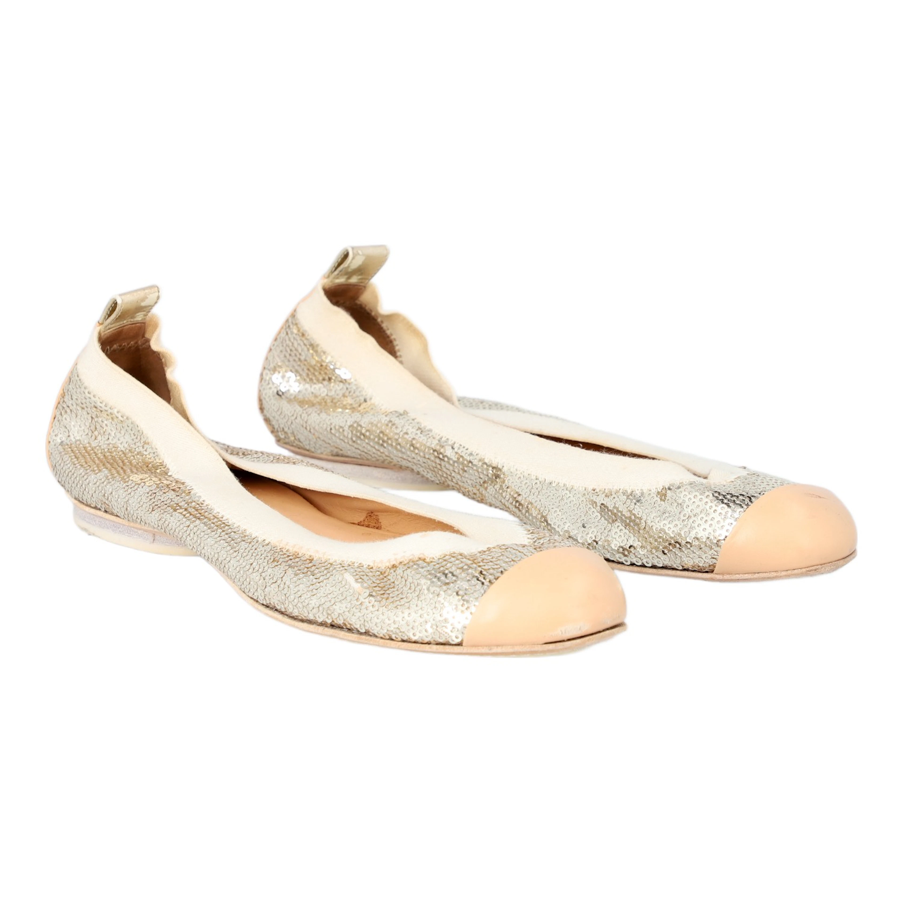 CHANEL VINTAGE Ballerinas, Gr. 38.