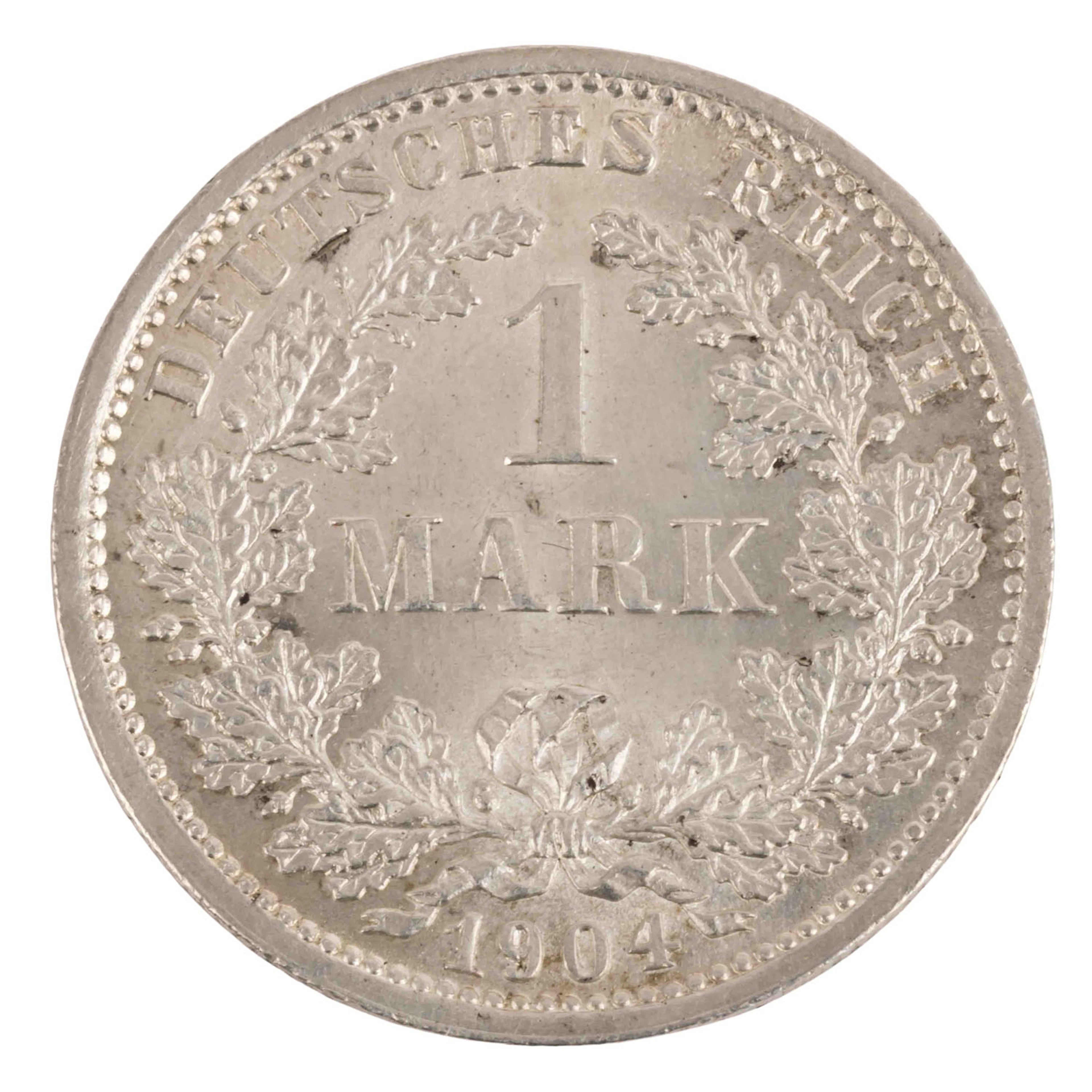 Dt. Kaiserreich/SILBER - 1 Mark 1904/D