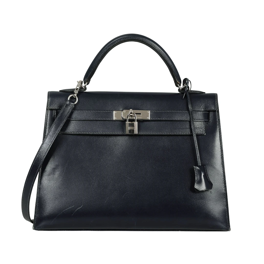 HERMÈS VINTAGE Henkeltasche "KELLY BAG SELLIER 32", Koll.: 2007.