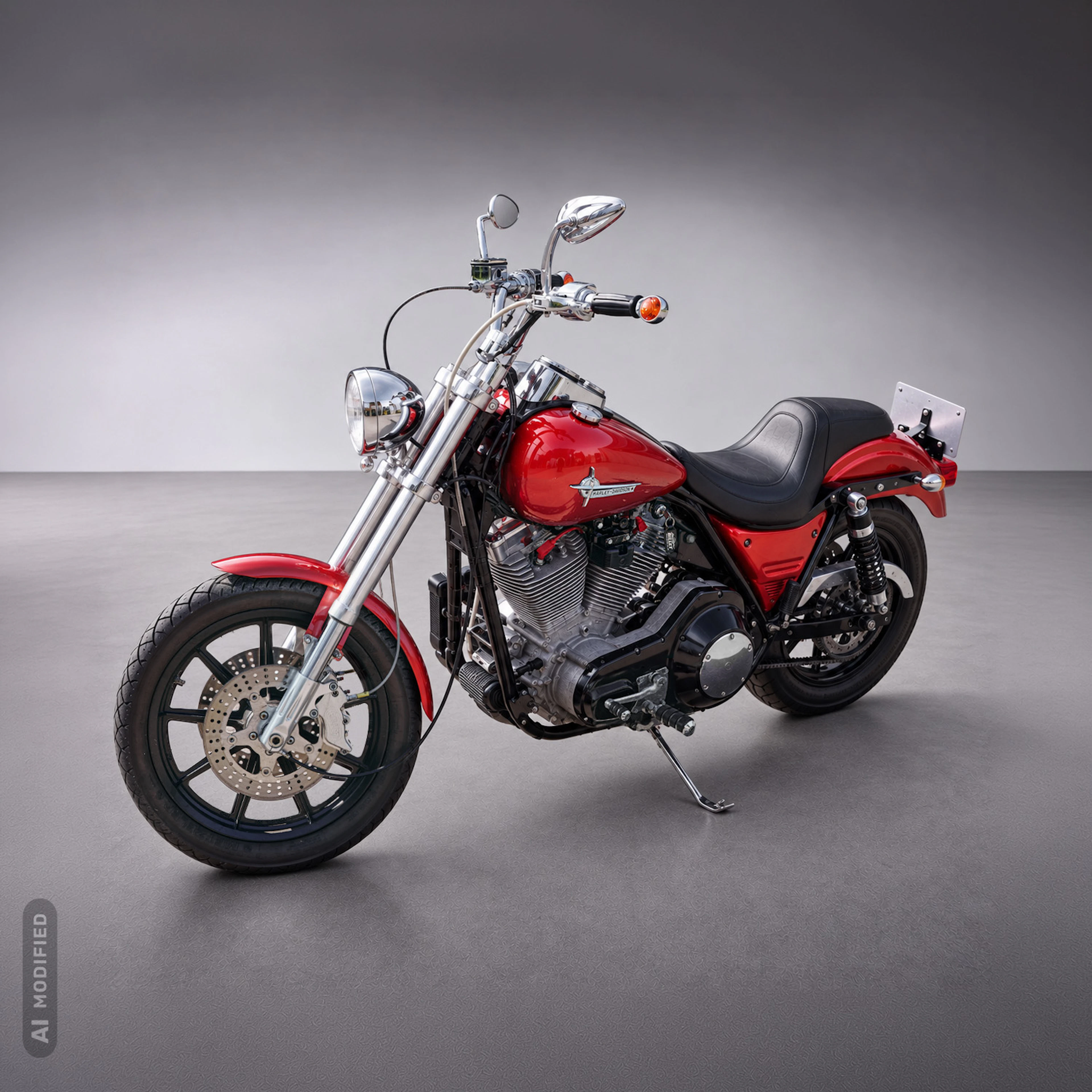 HARLEY DAVIDSON FXRS Low Rider Custombike mit RevTech Motor. Bj. 1991.