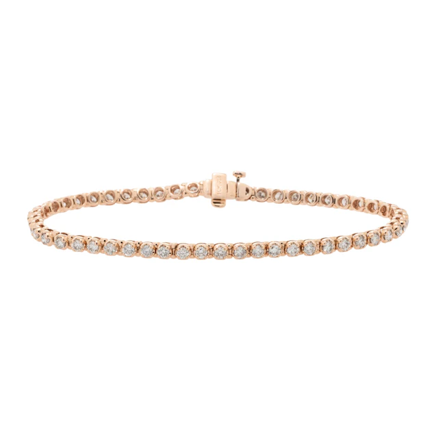Tennisarmband mit 52 Brillanten