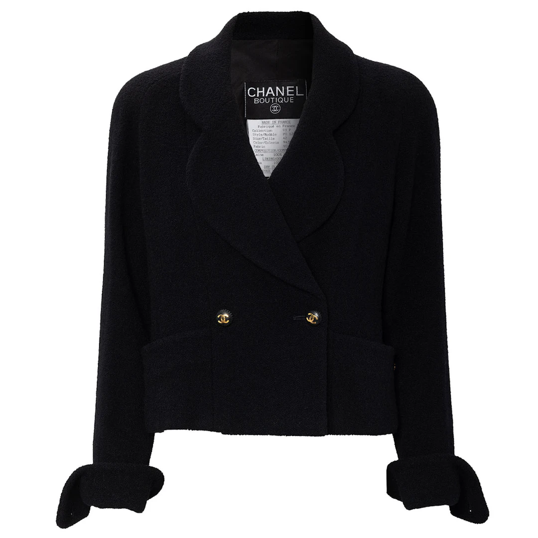 CHANEL BOUTIQUE VINTAGE Jacke, Gr. 40 (fr. 42), Koll.: P1993.