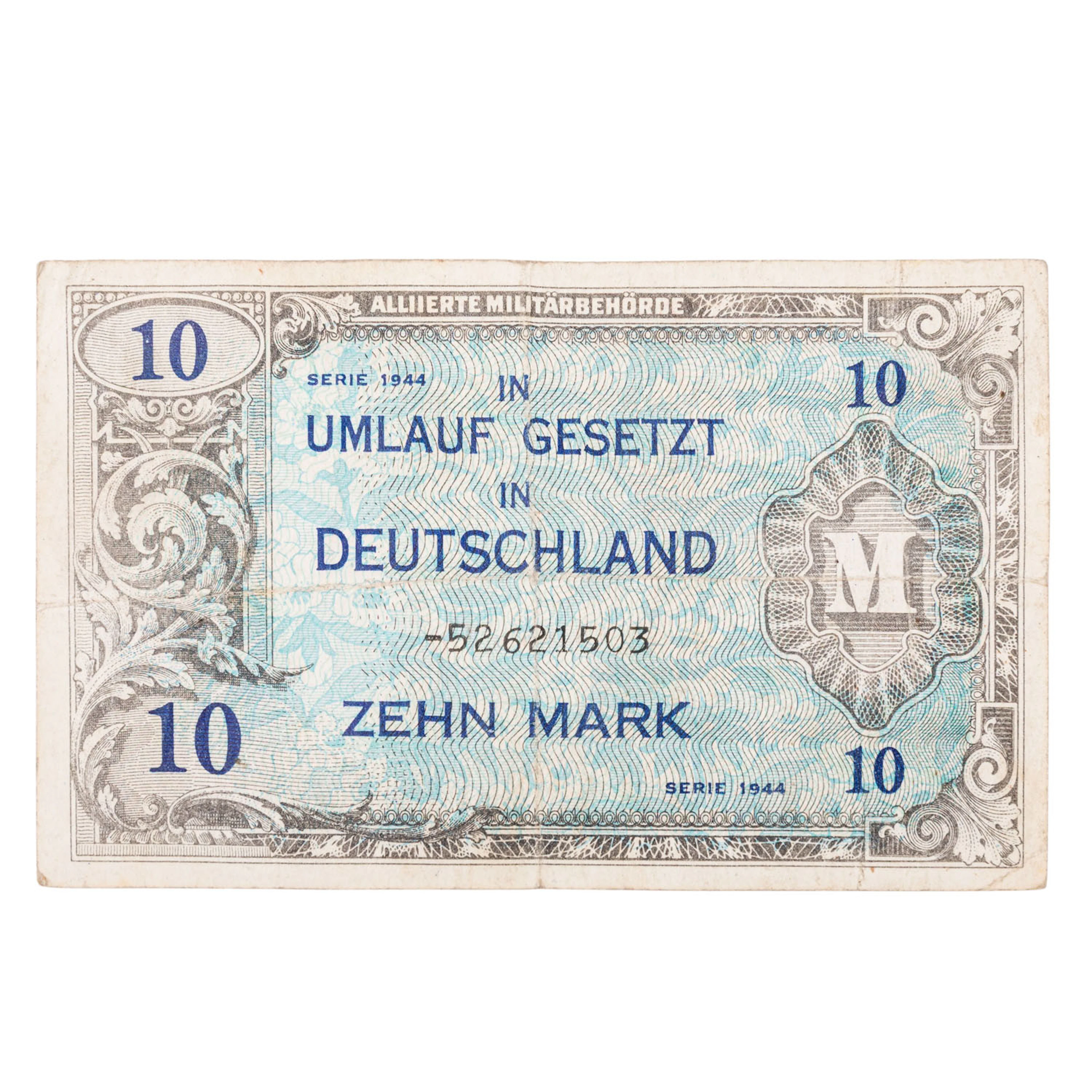 Alliierte Militärbehörde – 10 Mark 1944