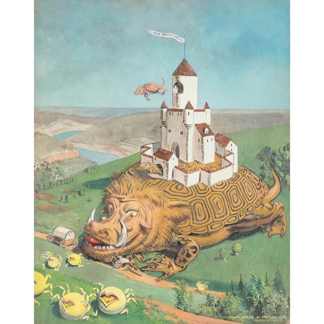 MÖSSEL, JULIUS (1872-1960), "The Robber Baron", 1951