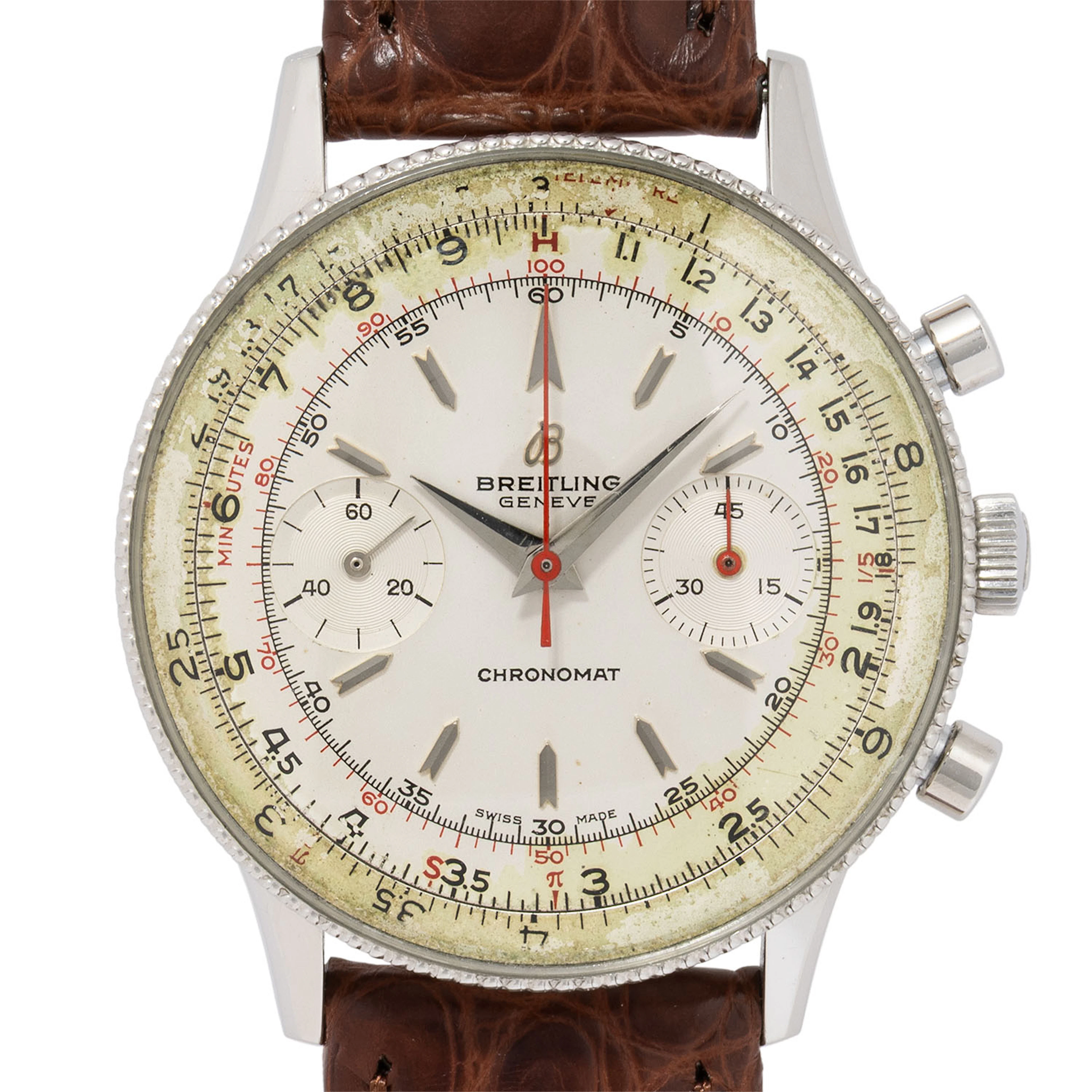 BREITLING Vintage Chronomat Ref. 808 mit neuer Revision, ca. 1960er Jahre.