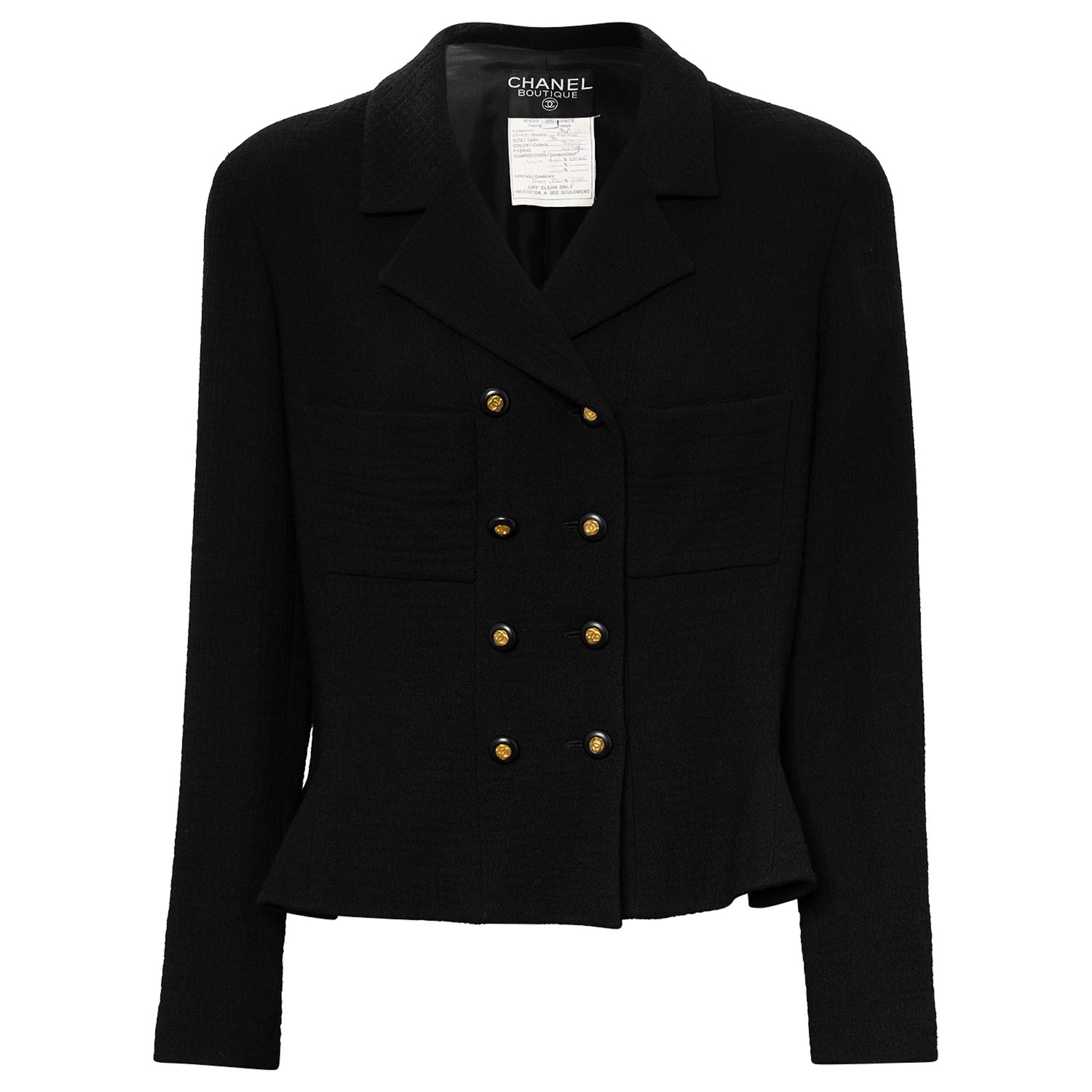 CHANEL BOUTIQUE VINTAGE Jacke, Gr. ca. 38/40, Koll.: P1994.