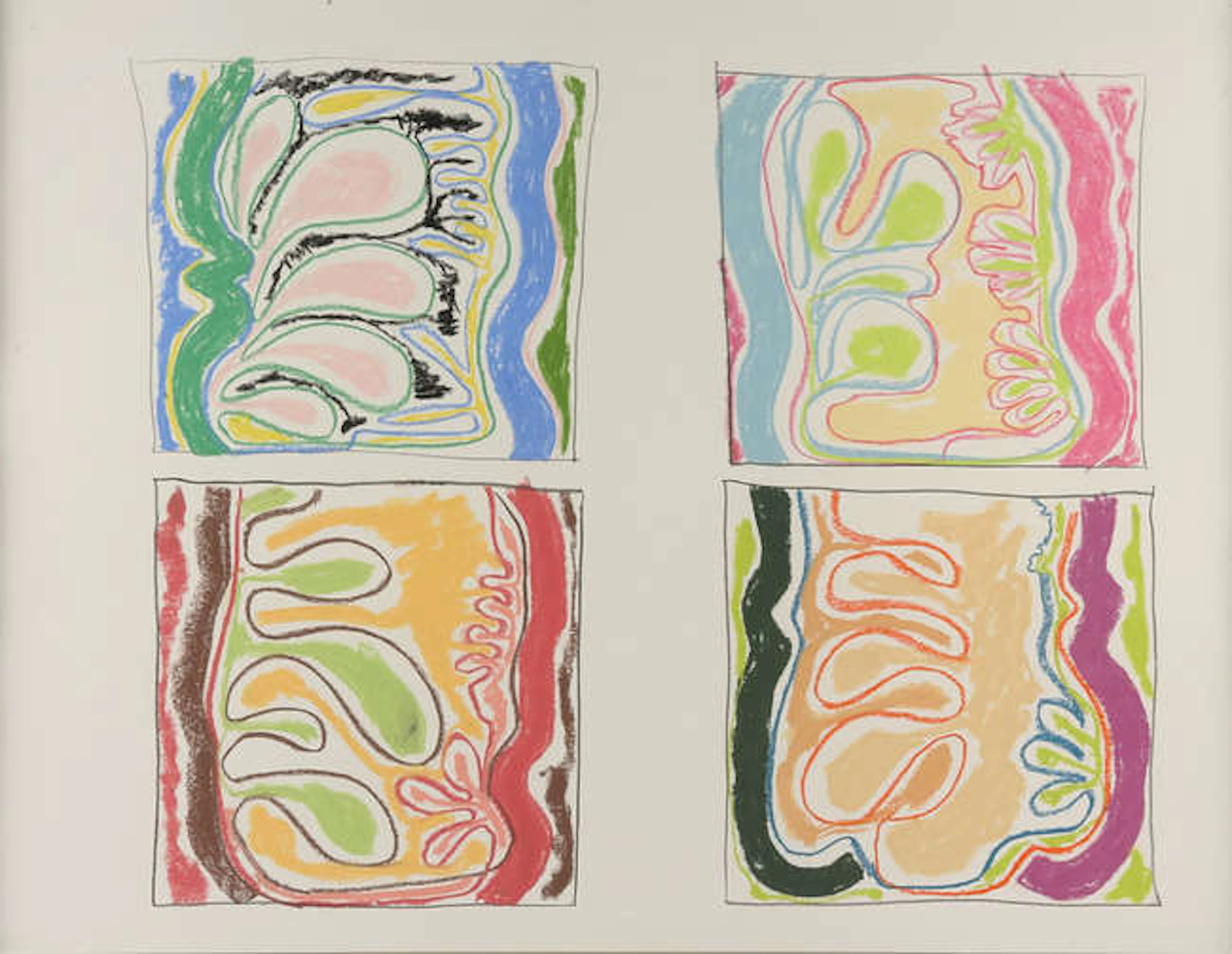 § John Plumb (British 1927-2008), an untitled abstract composition