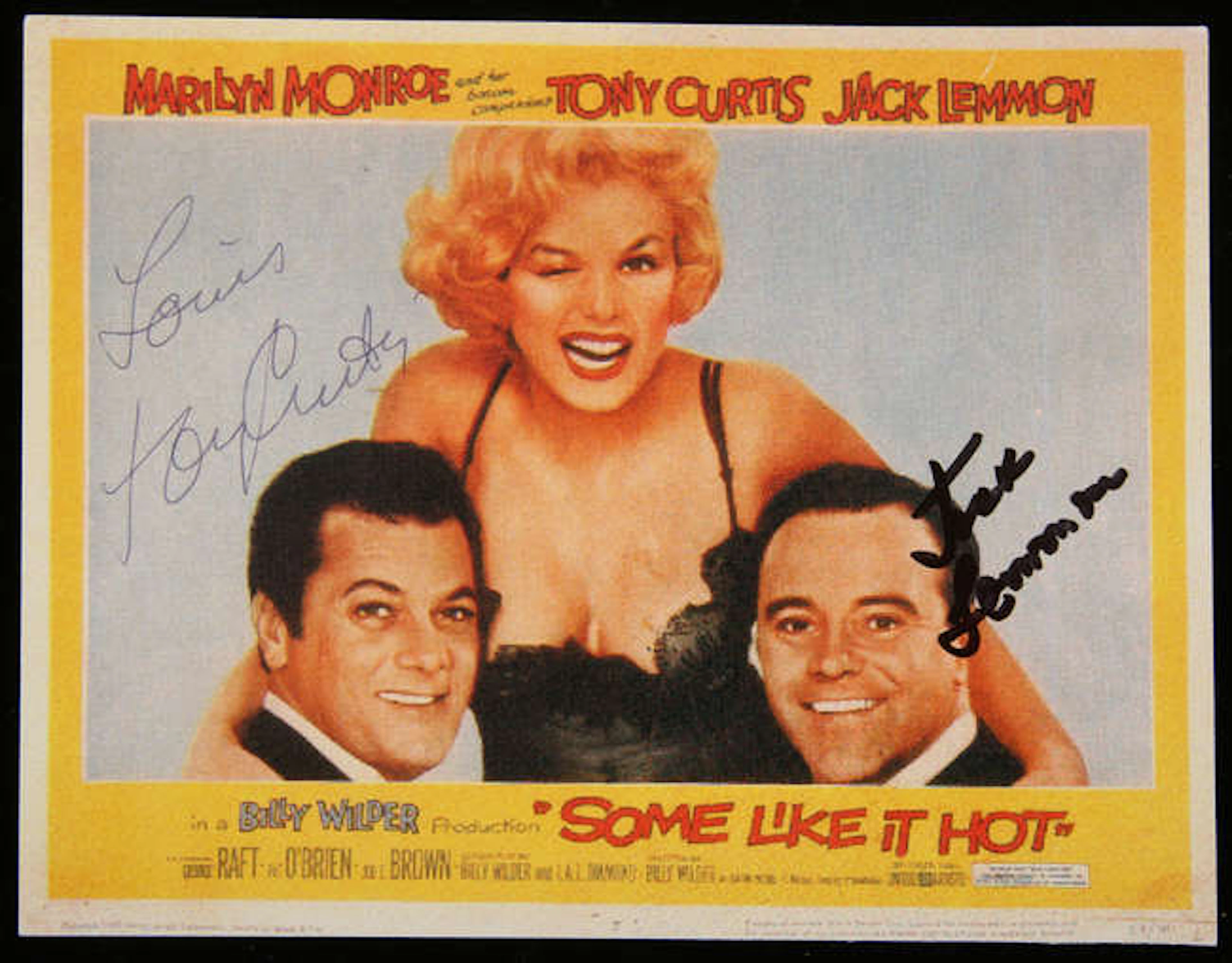 International and British Actors: Seven Dual Signed Photographs to