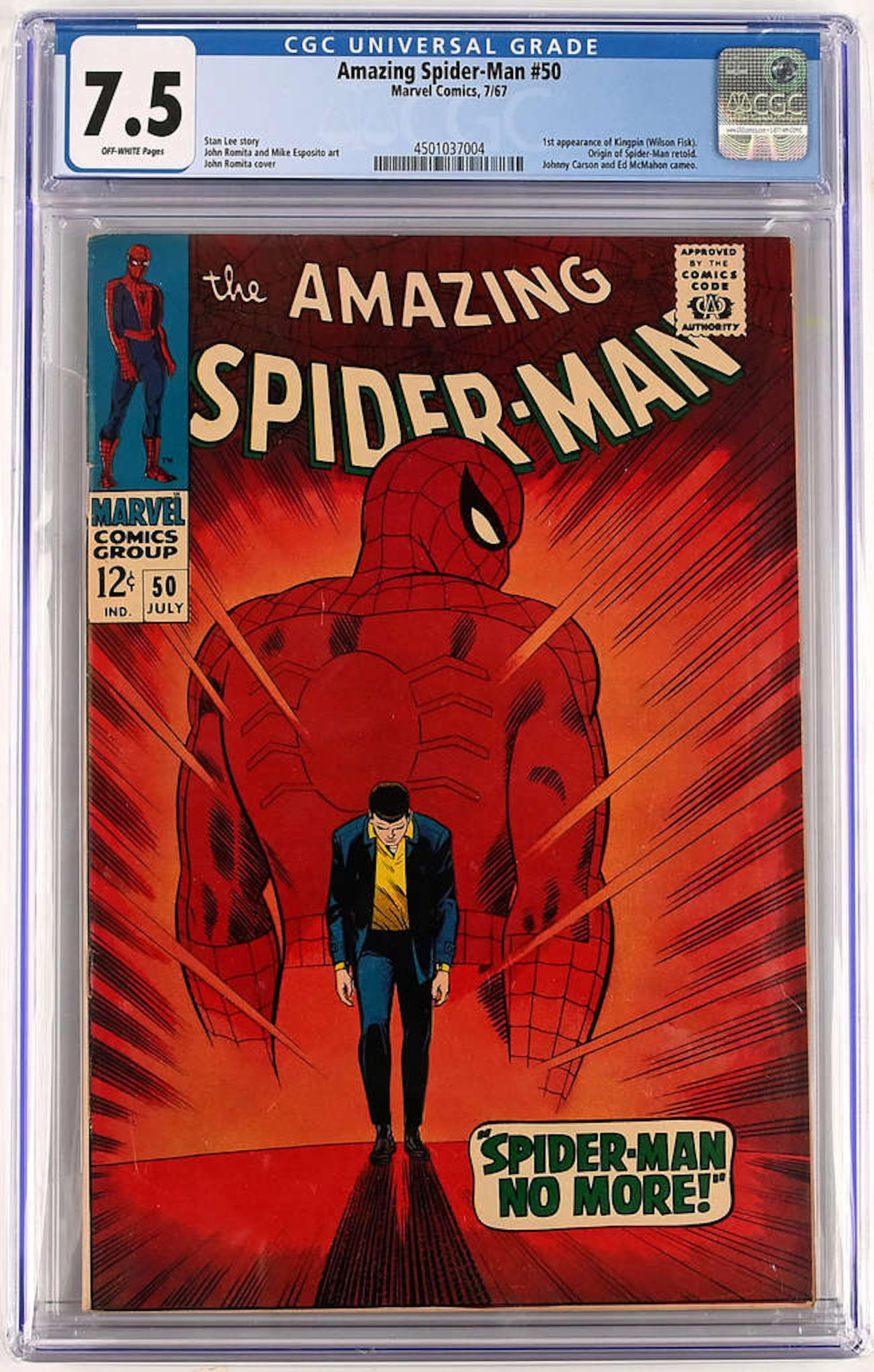 1st appearance of Kingpin (Wilson Fisk)