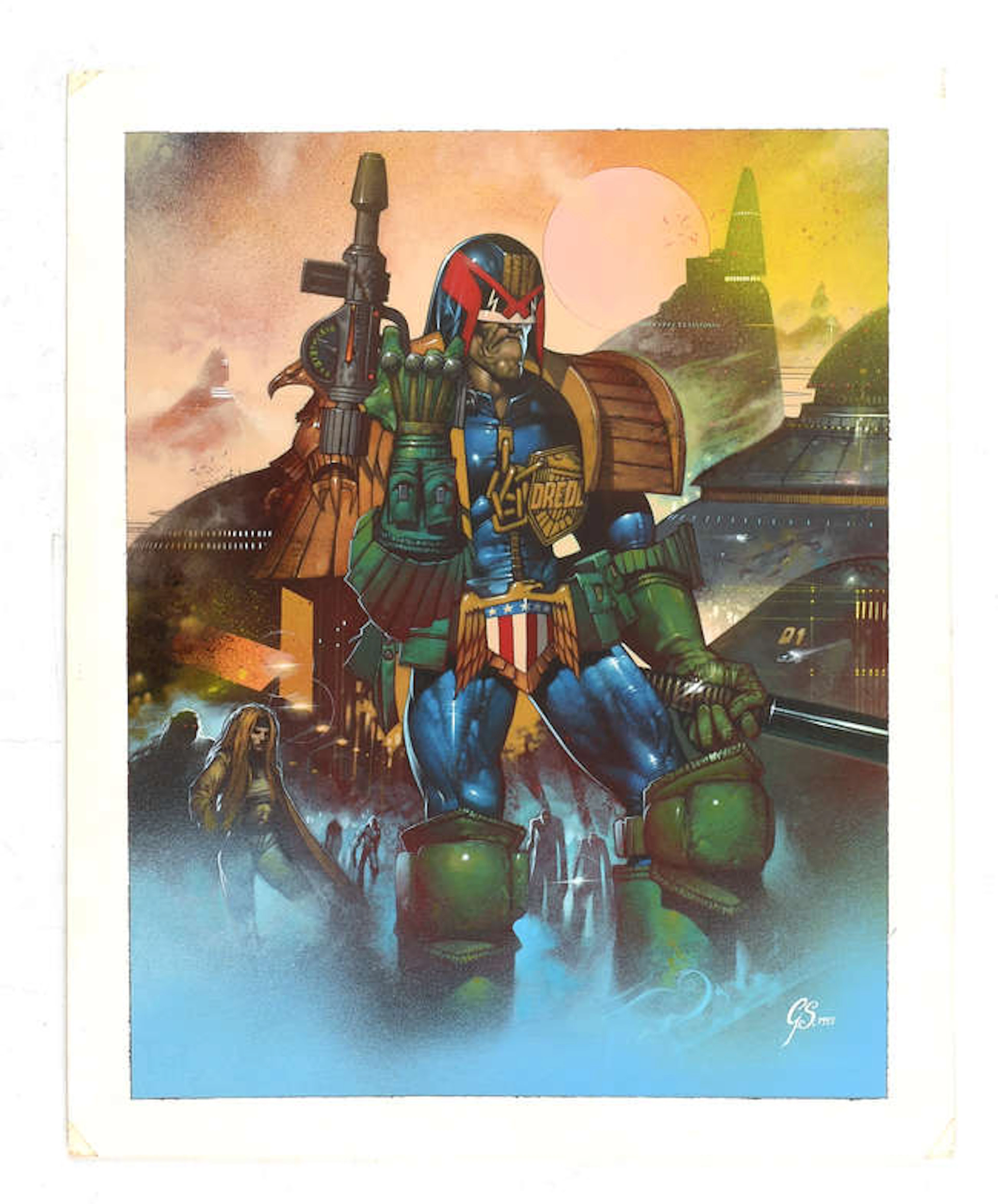 Greg Staples is a British comic artist celebrated for his realistic