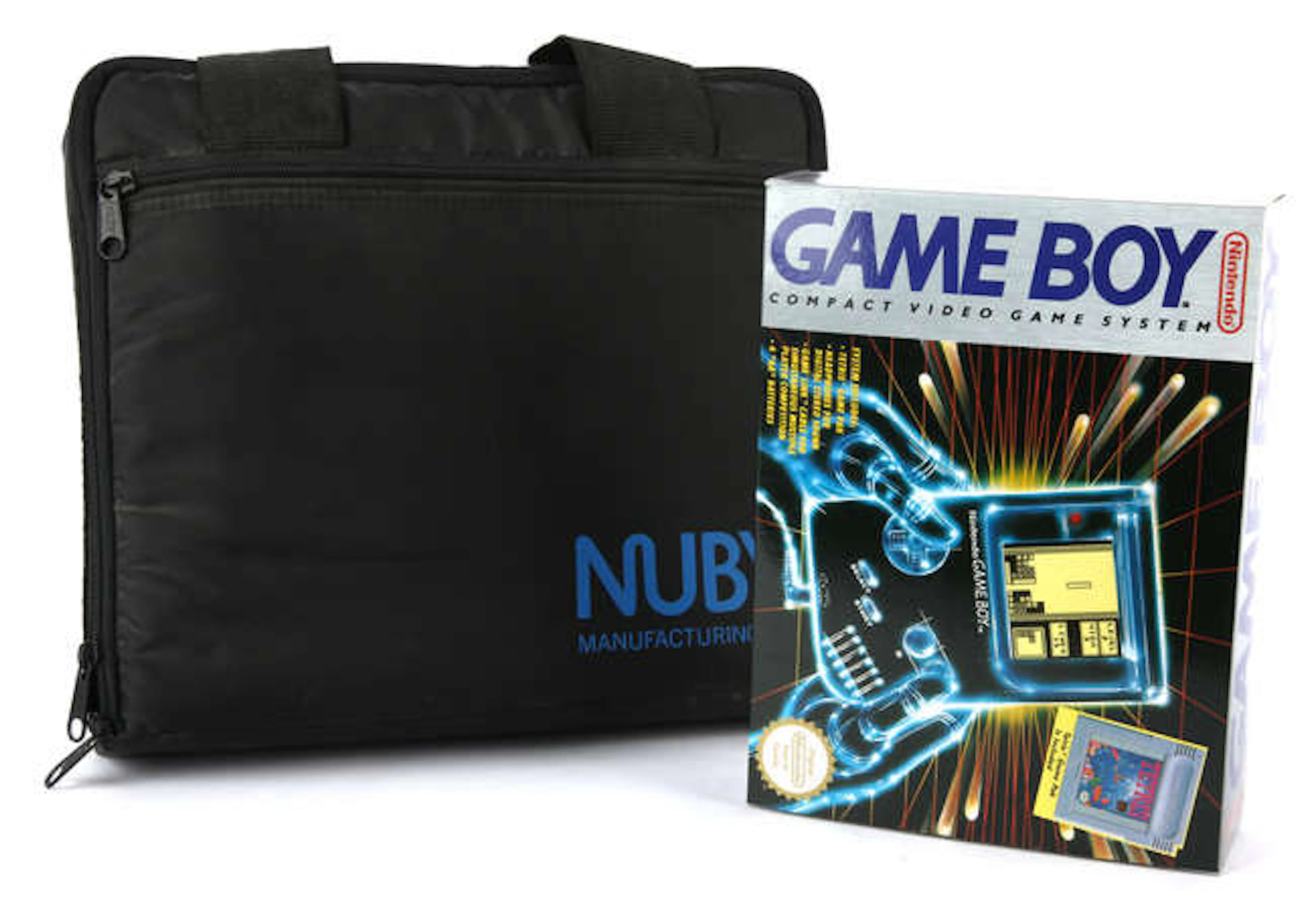 Nintendo Game Boy System [Boxed] w/Nuby accessory case