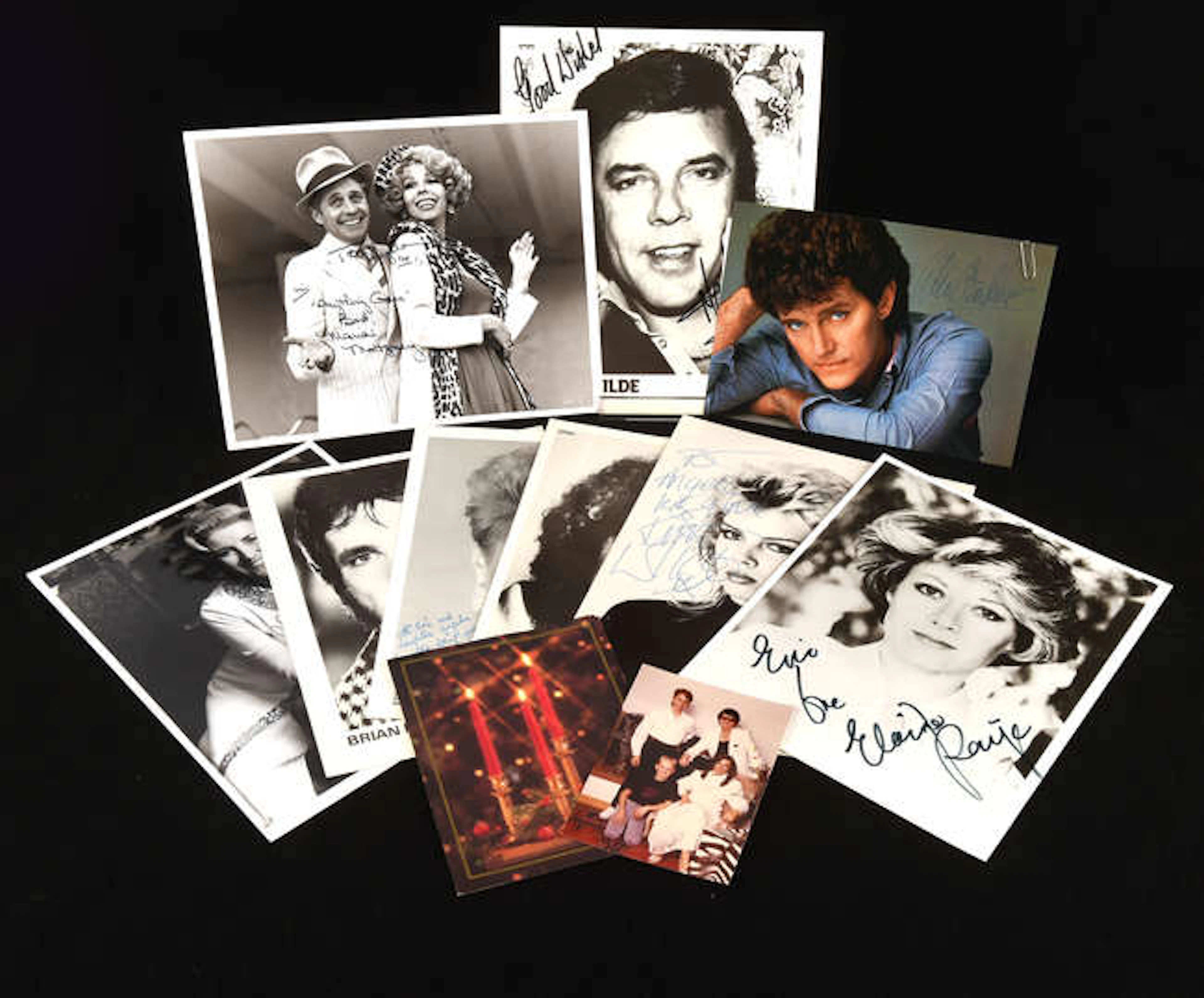 Music related: Ten Autographed Photographs; and Roy Orbison Family