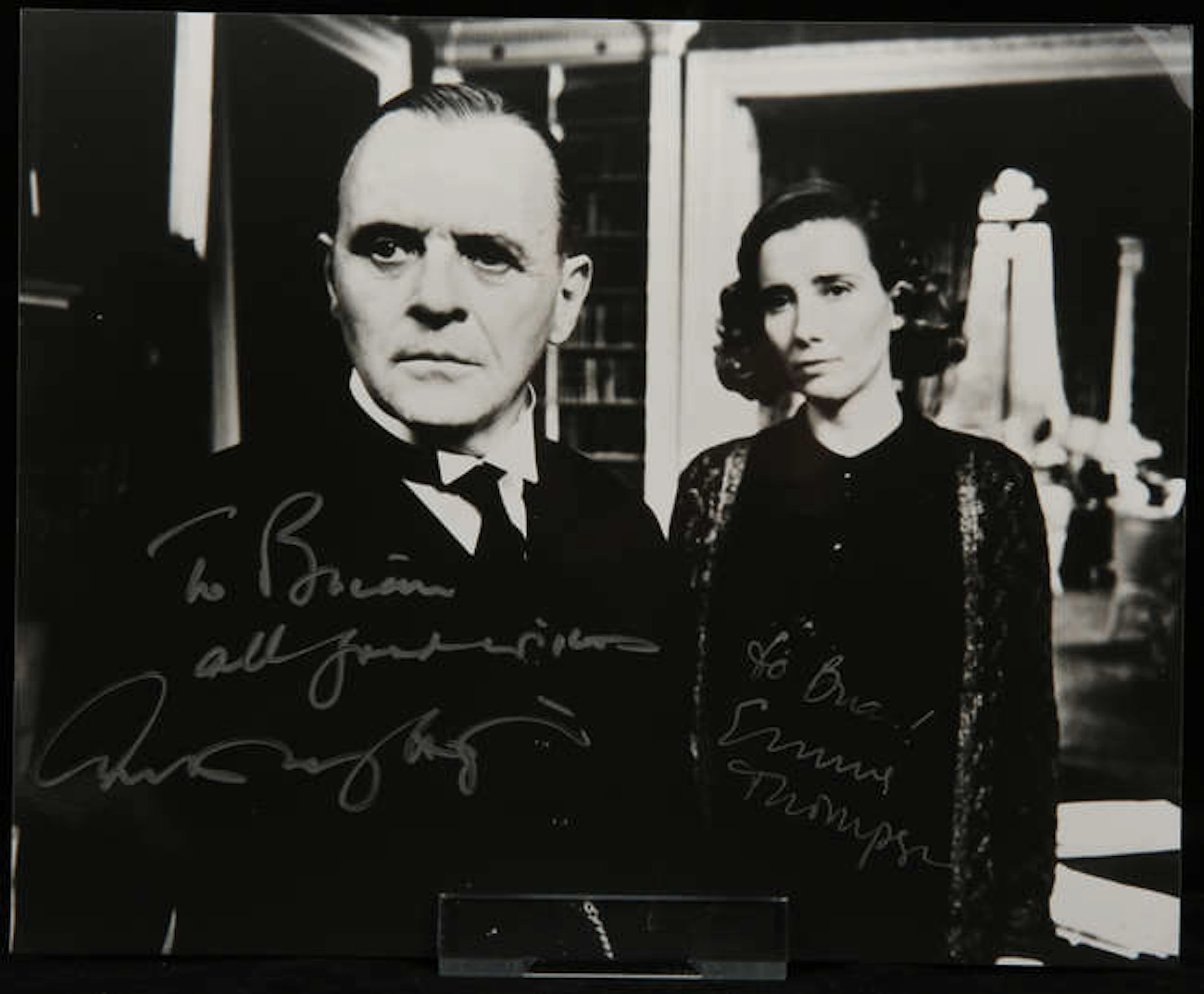 Anthony Hopkins (1937-) and Emma Thompson (1959-) Autographed Photograph