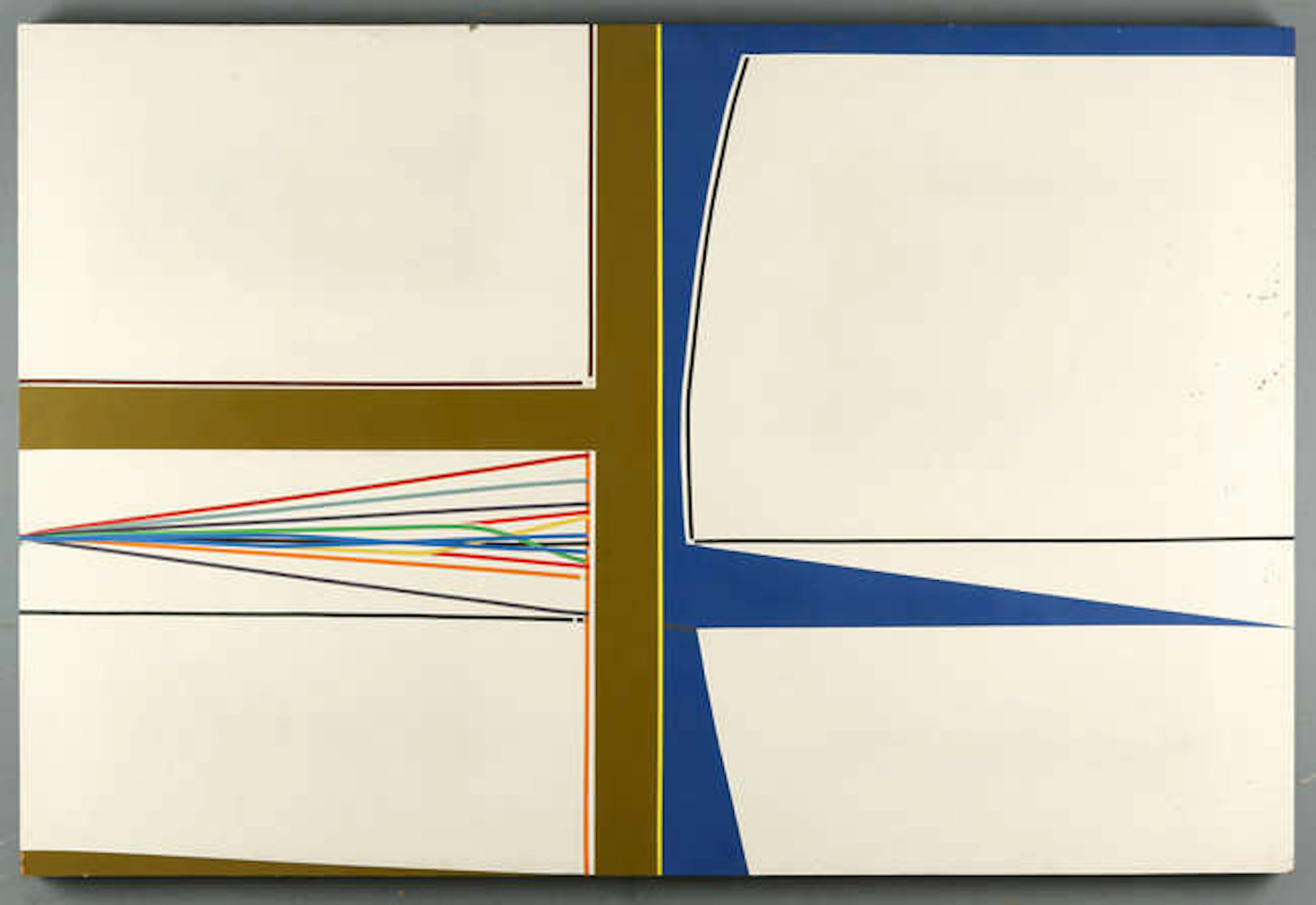 § John Plumb (British 1927-2008), 'Mount Badon', acrylic on board