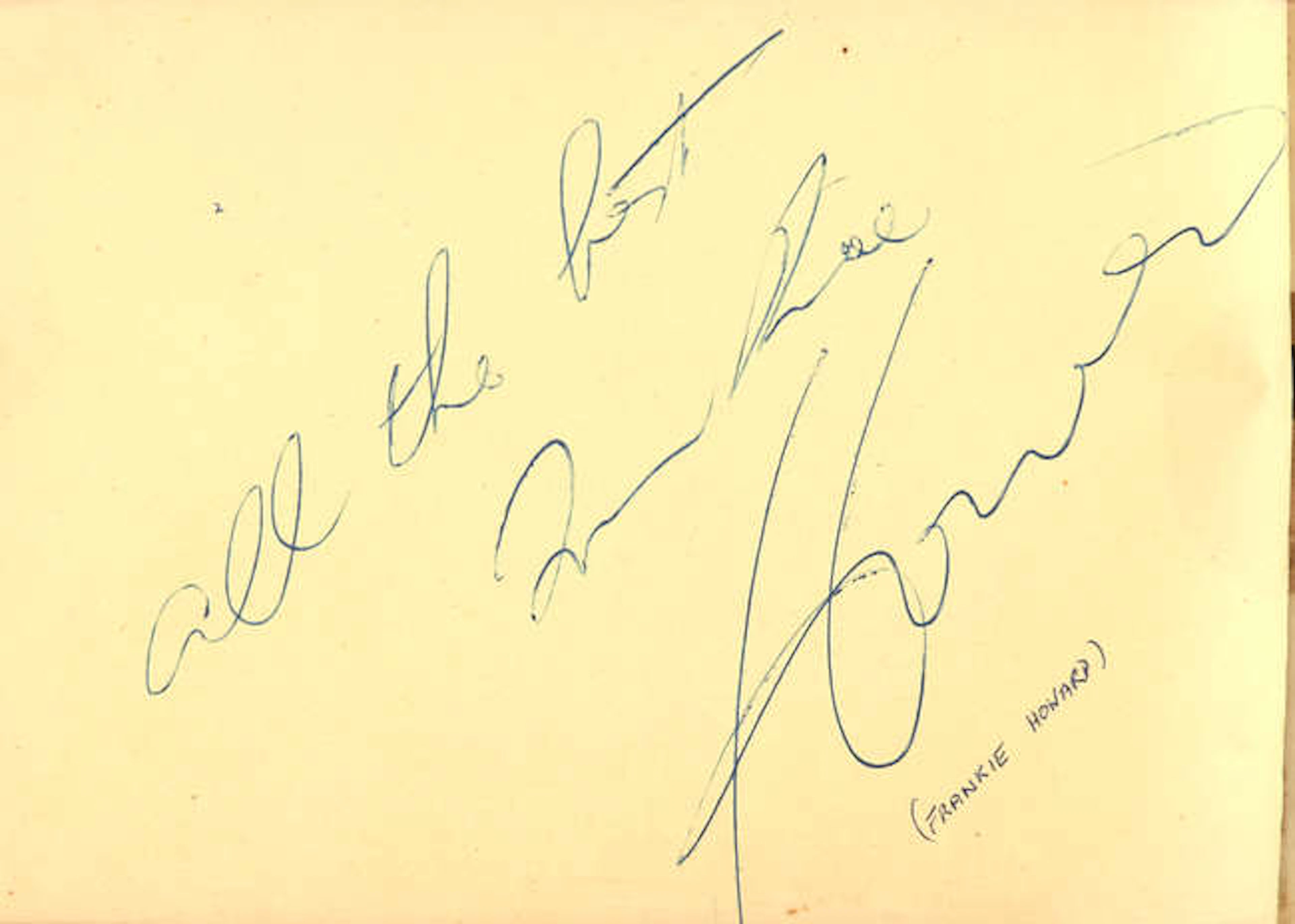 Autograph Album containing 200+ Theatre and Film related Signatures