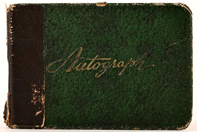 Vintage Football Autograph Book - To include signatures from the 1950s