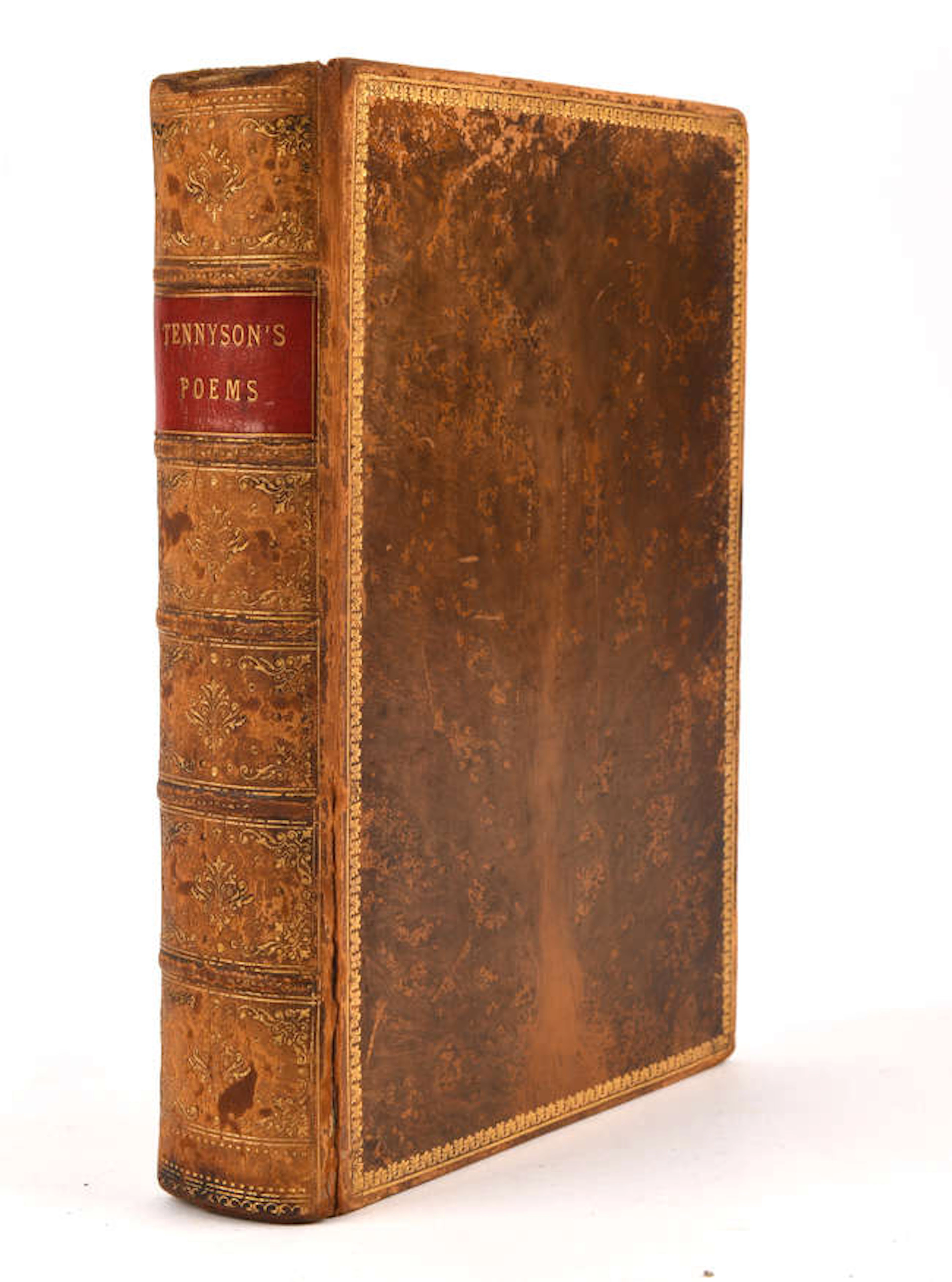 TENNYSON, (Alfred, Lord). Poems, London, Edward Moxon, 1857, gilt