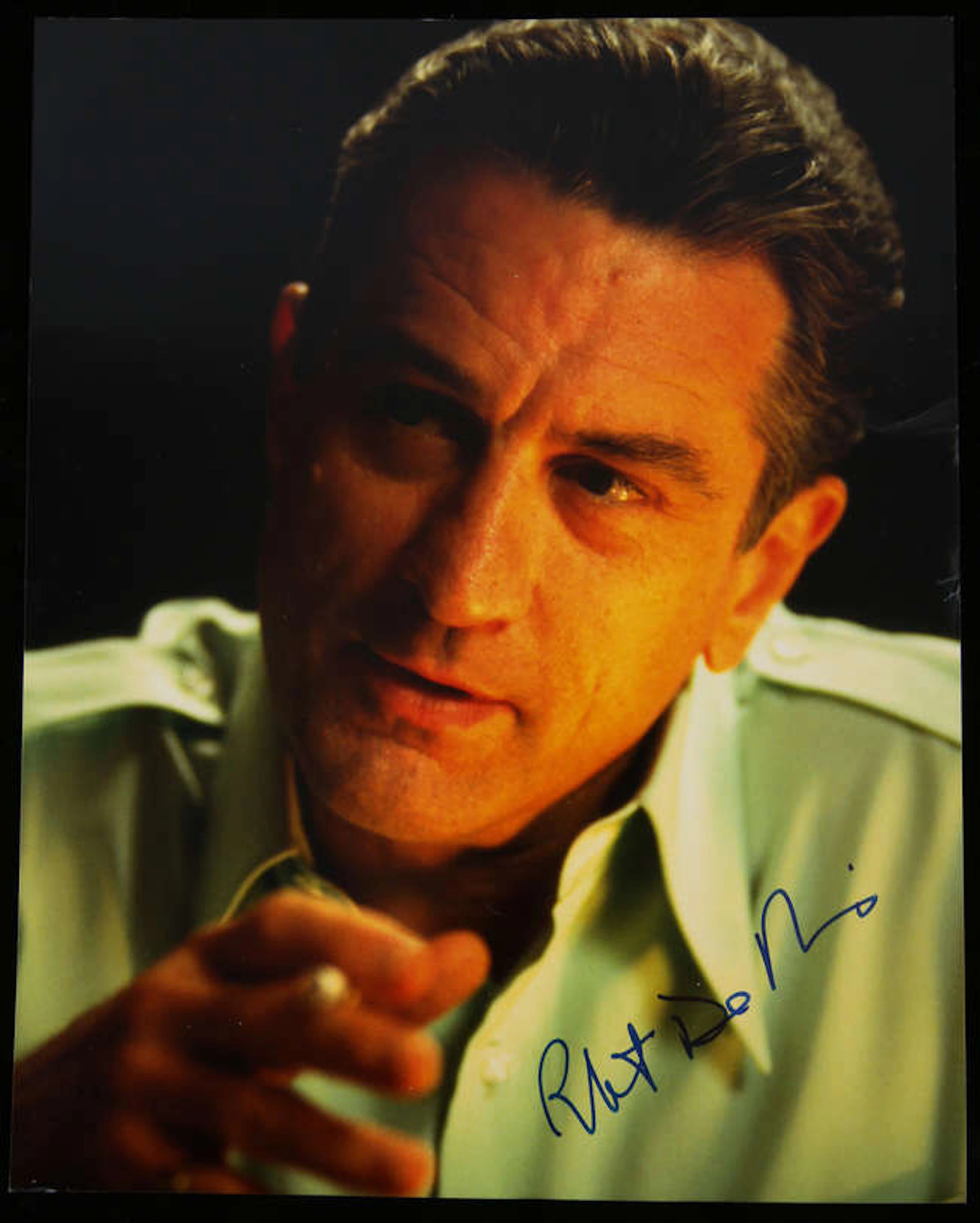 Robert De Niro (1943-) Autographed Photograph colour photograph, signed