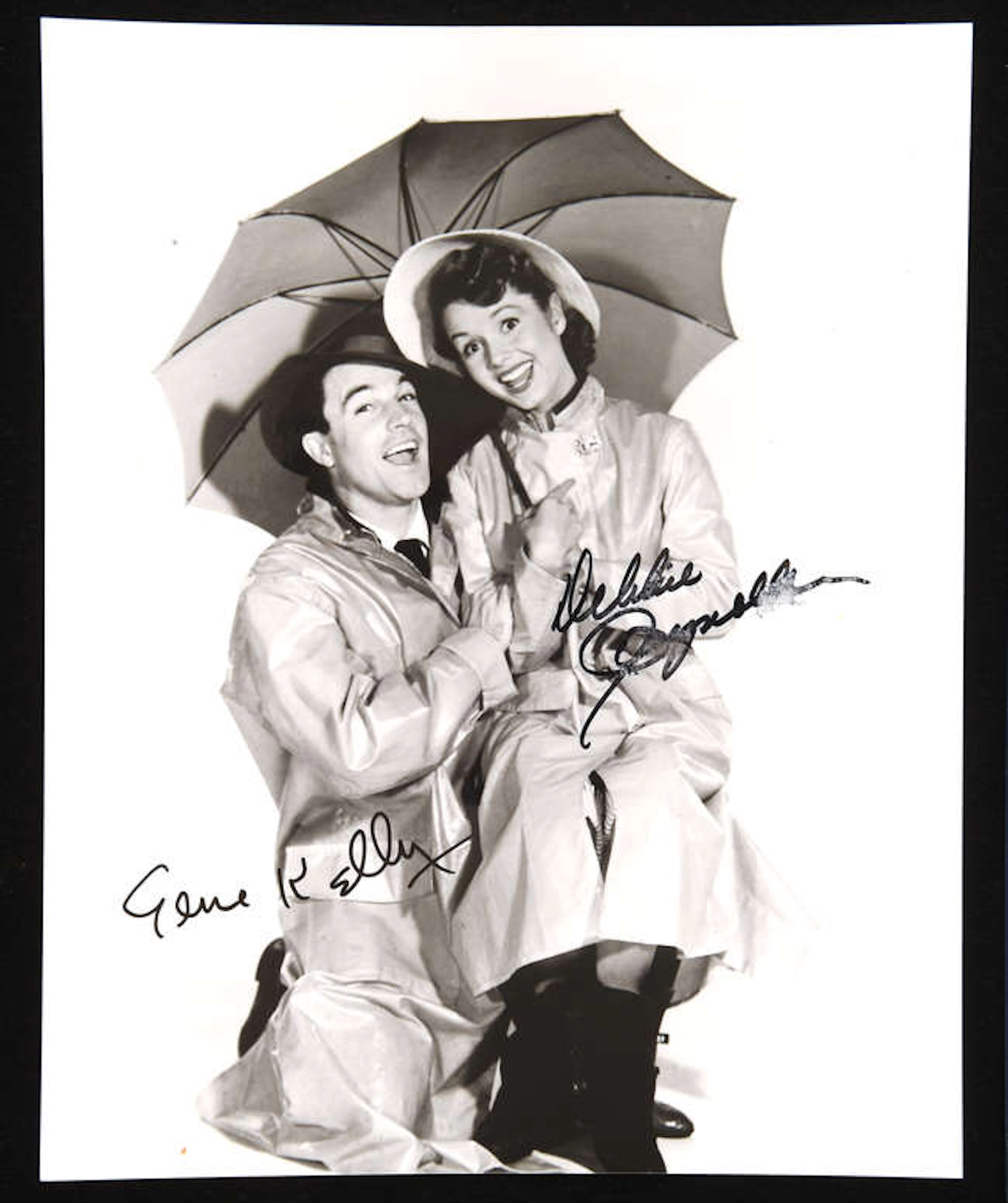 Gene Kelly (1912-1996) and Debbie Reynolds (1932-2016) Autographed